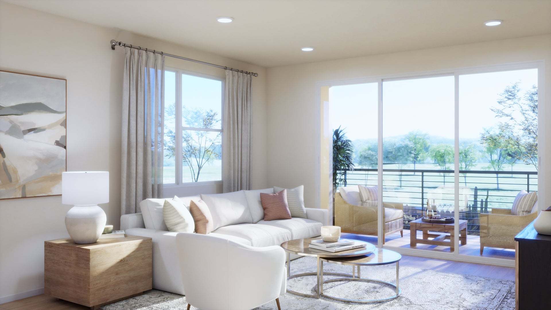 Petal at Florita | Plan 3 | Great Room | Rendering