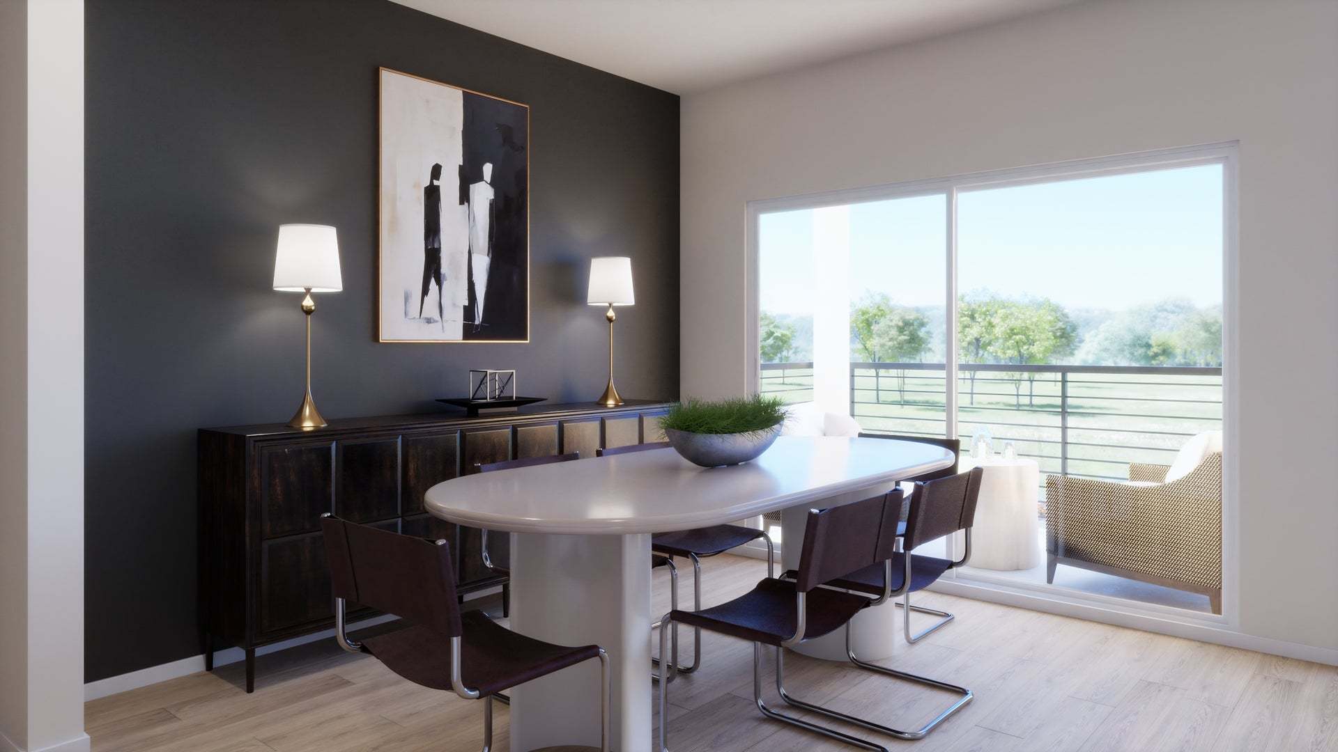Petal at Florita | Plan 1 | Dining Room | Rendering