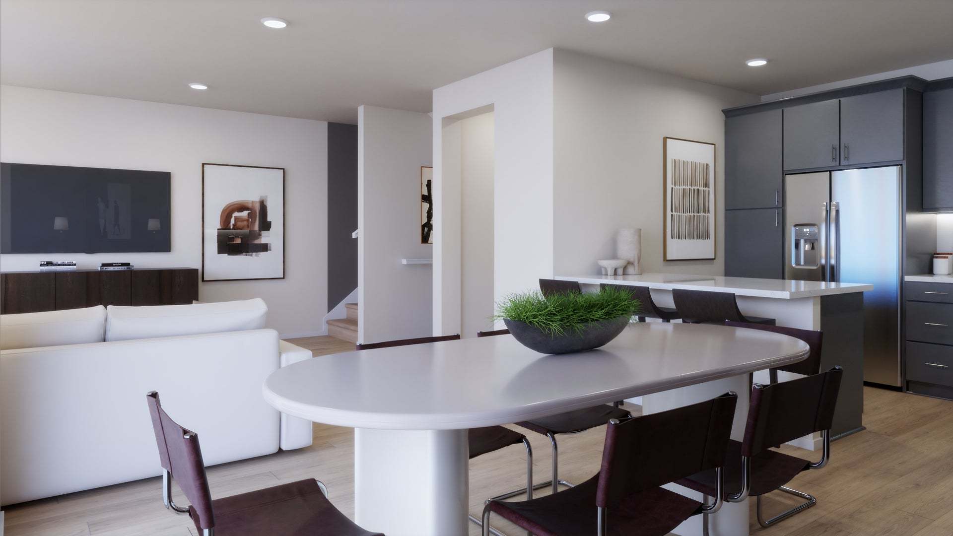 Petal at Florita | Plan 1 | Dining Room | Rendering