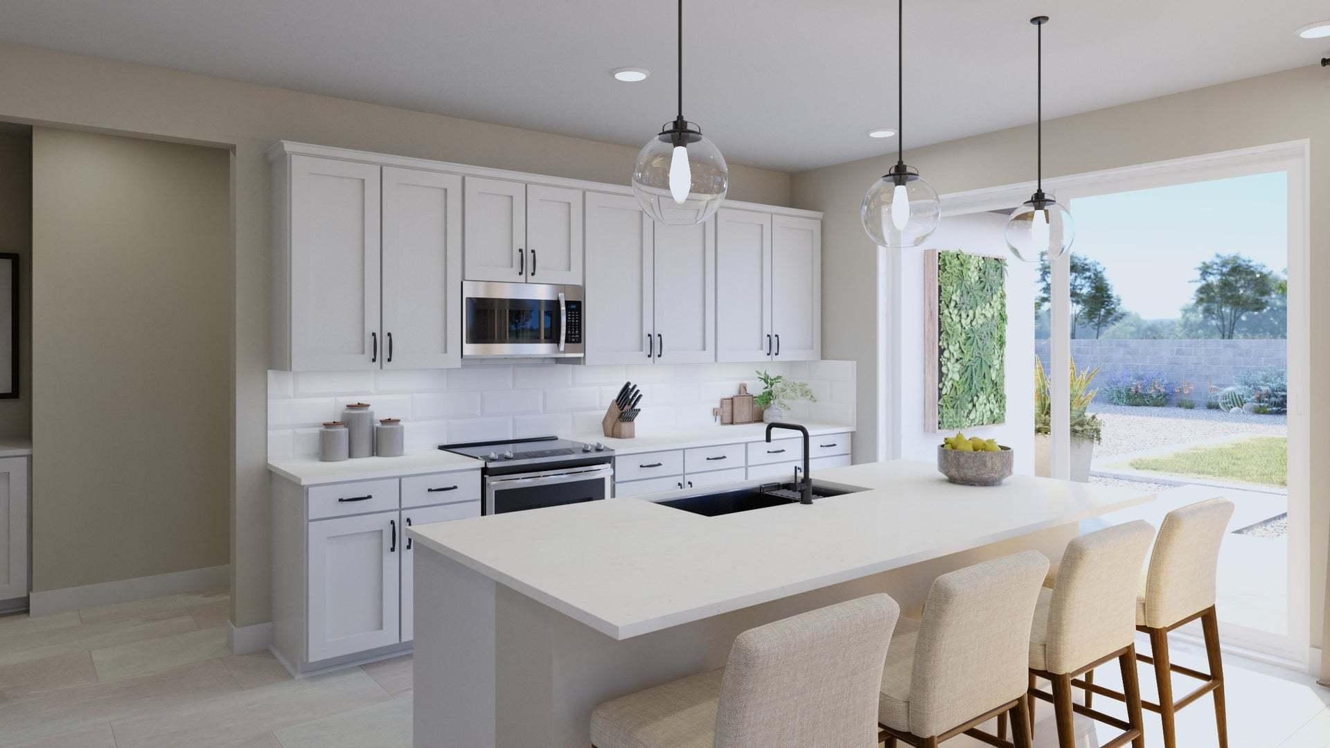 Lyra at Elaris | Plan 1 | Kitchen | Interior Rendering