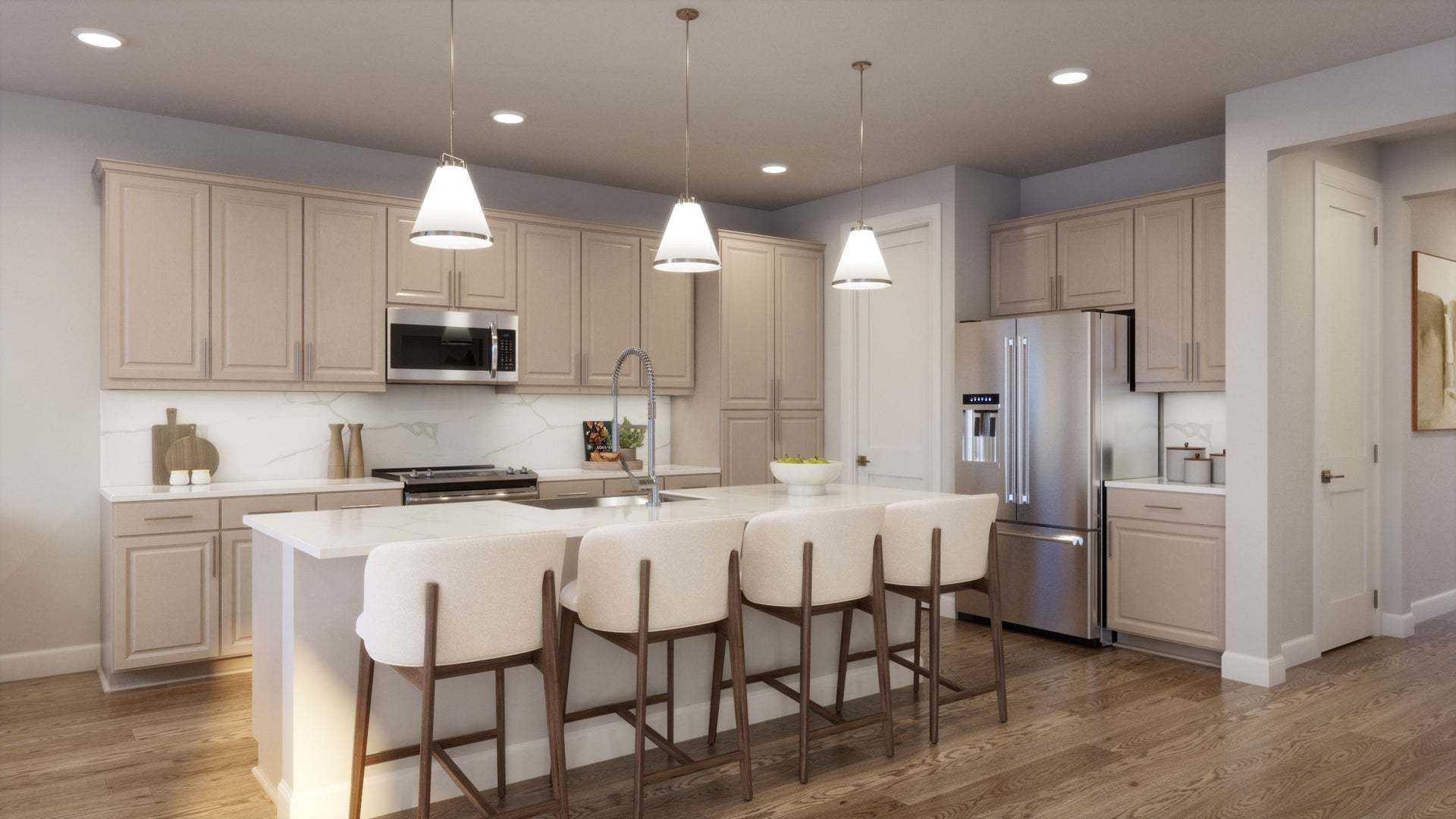 Lyra at Elaris | Plan 3 | Kitchen | Interior Rendering