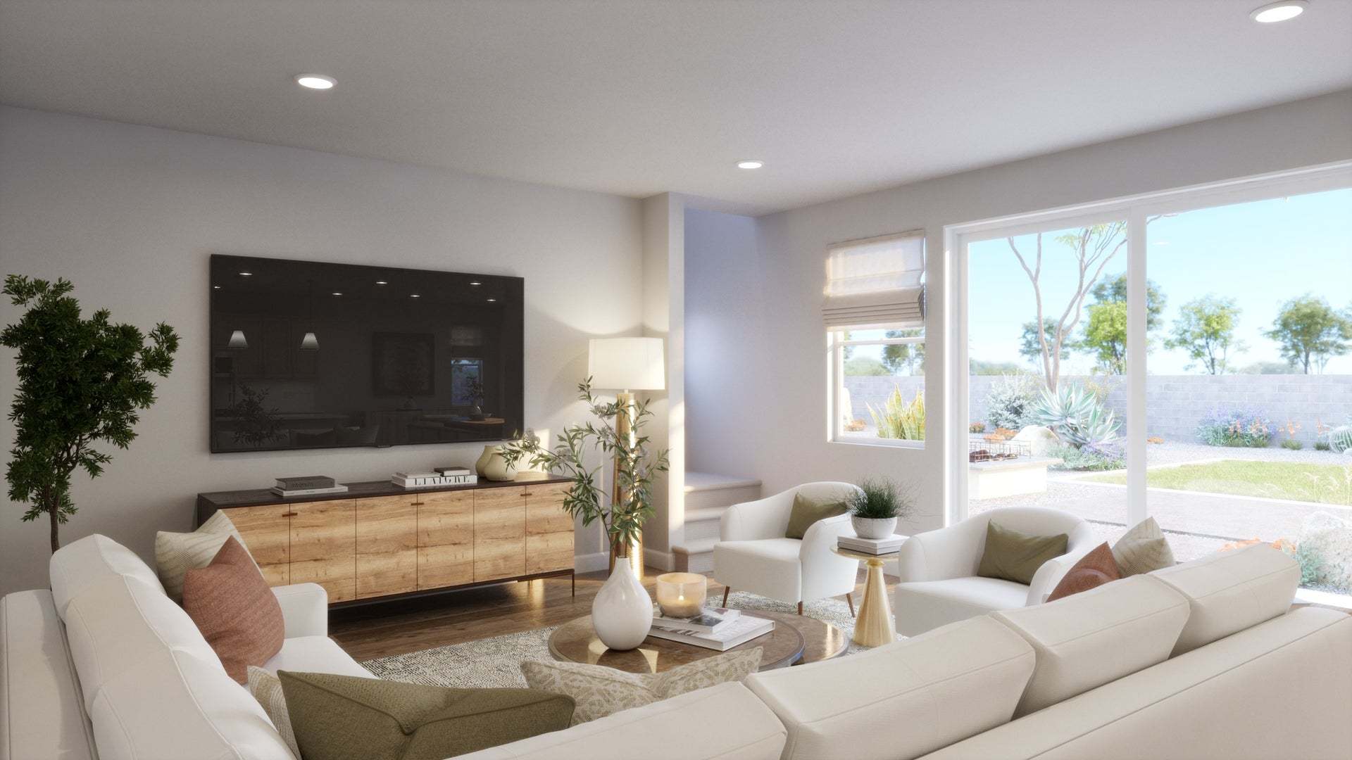 Lyra at Elaris | Plan 3 | Great Room | Interior Rendering