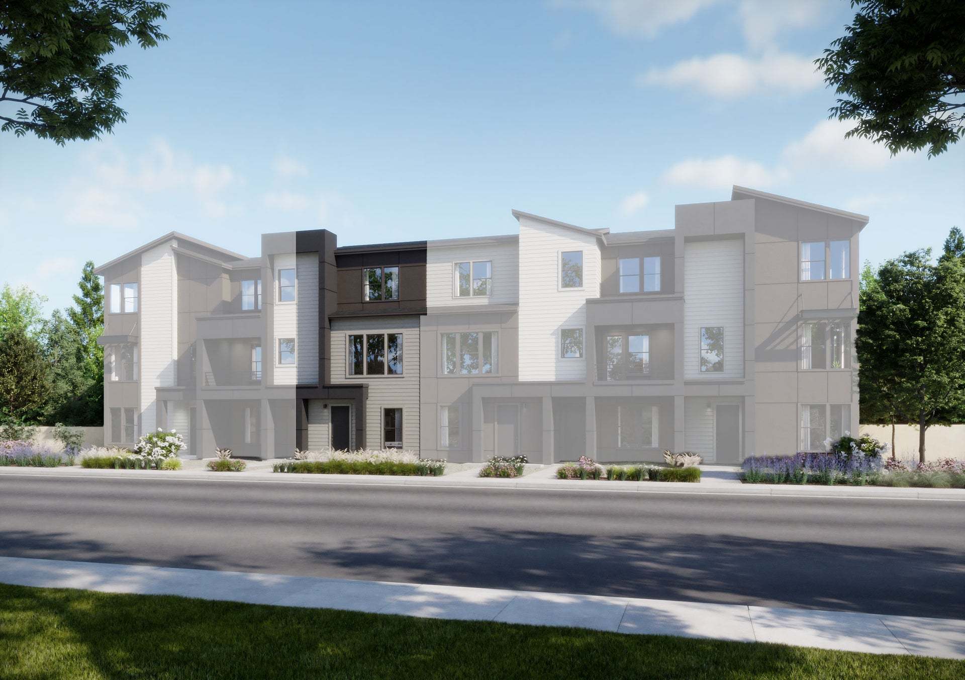 Berkeley Villas in Denver | Virtual Rendering | Plan 1 | Exterior