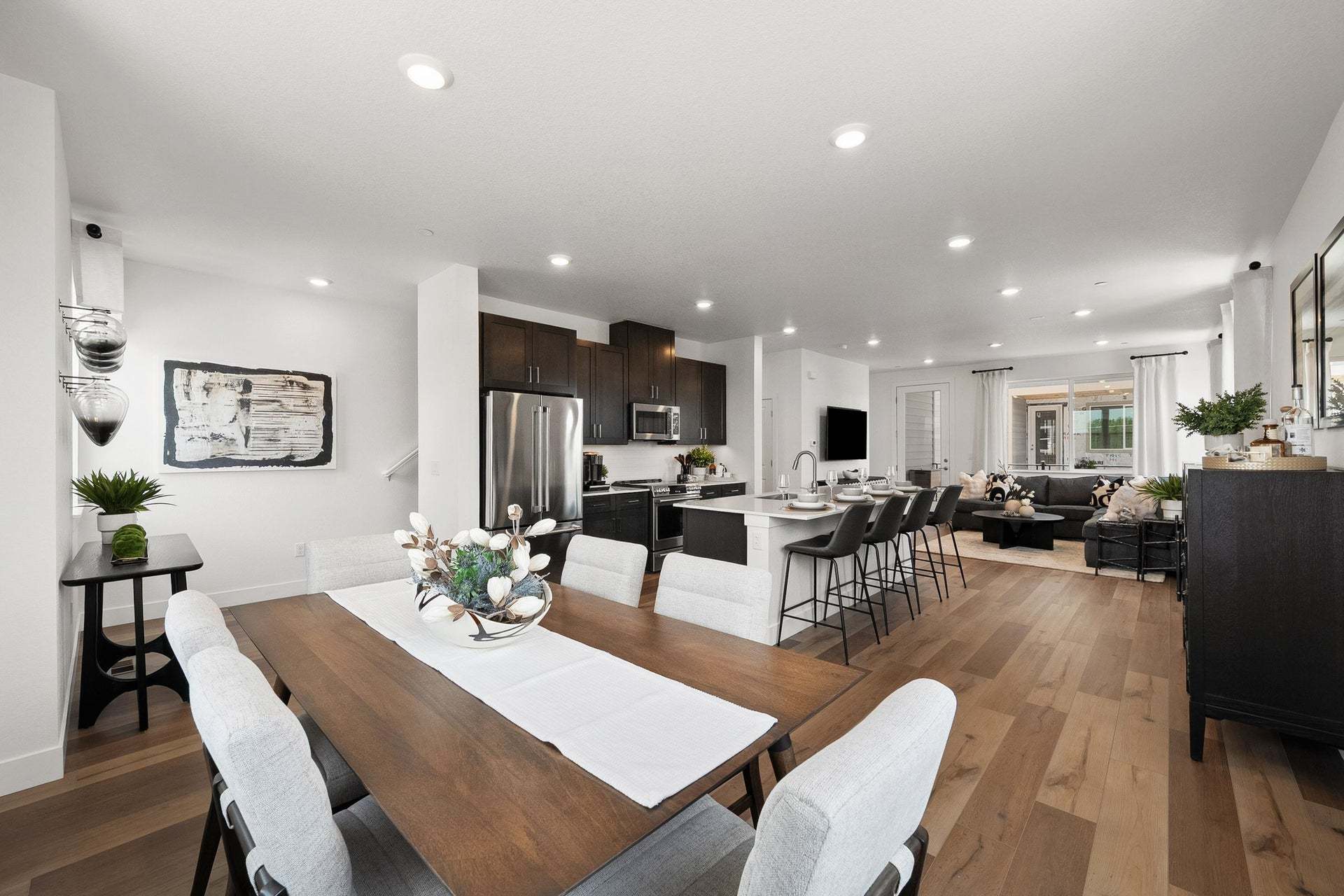 Berkeley Villas by Trumark Homes in Denver, CO | Plan 3 Model | Open Overview