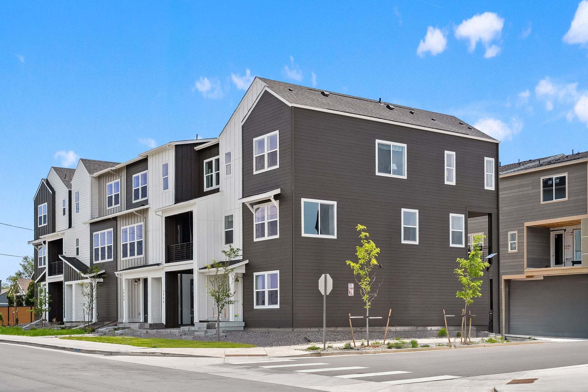 Berkeley Villas by Trumark Homes in Denver, CO | Plan 3 Model | Exterior