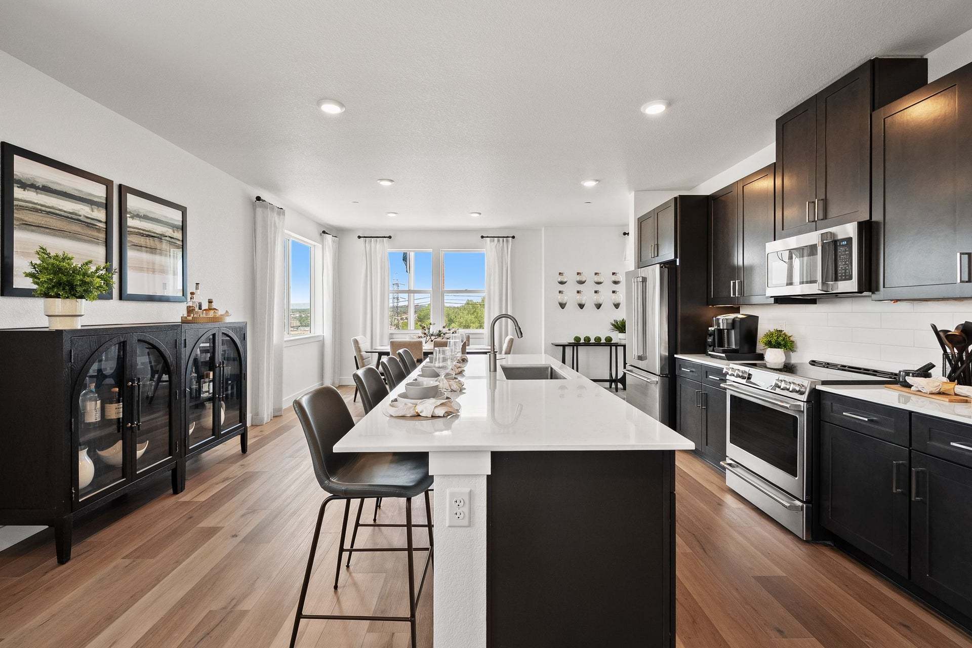 Berkeley Villas by Trumark Homes in Denver, CO | Plan 3 Model | Kitchen