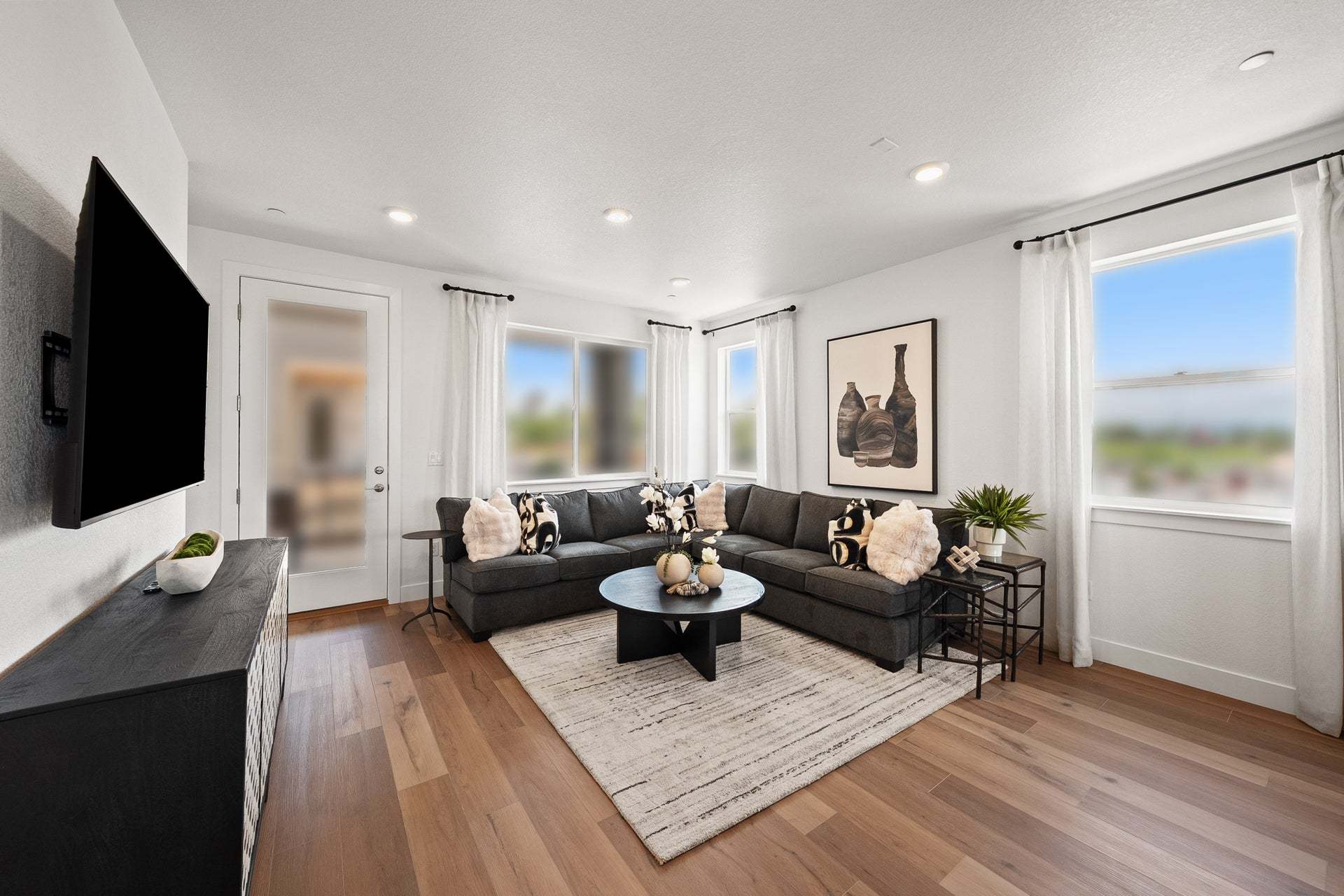 Berkeley Villas by Trumark Homes in Denver, CO | Plan 3 Model | Great Room