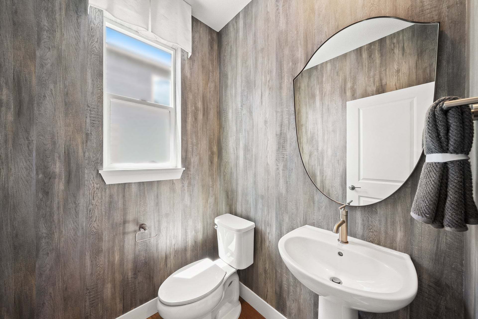Berkeley Villas by Trumark Homes in Denver, CO | Plan 3 Model | Powder Room