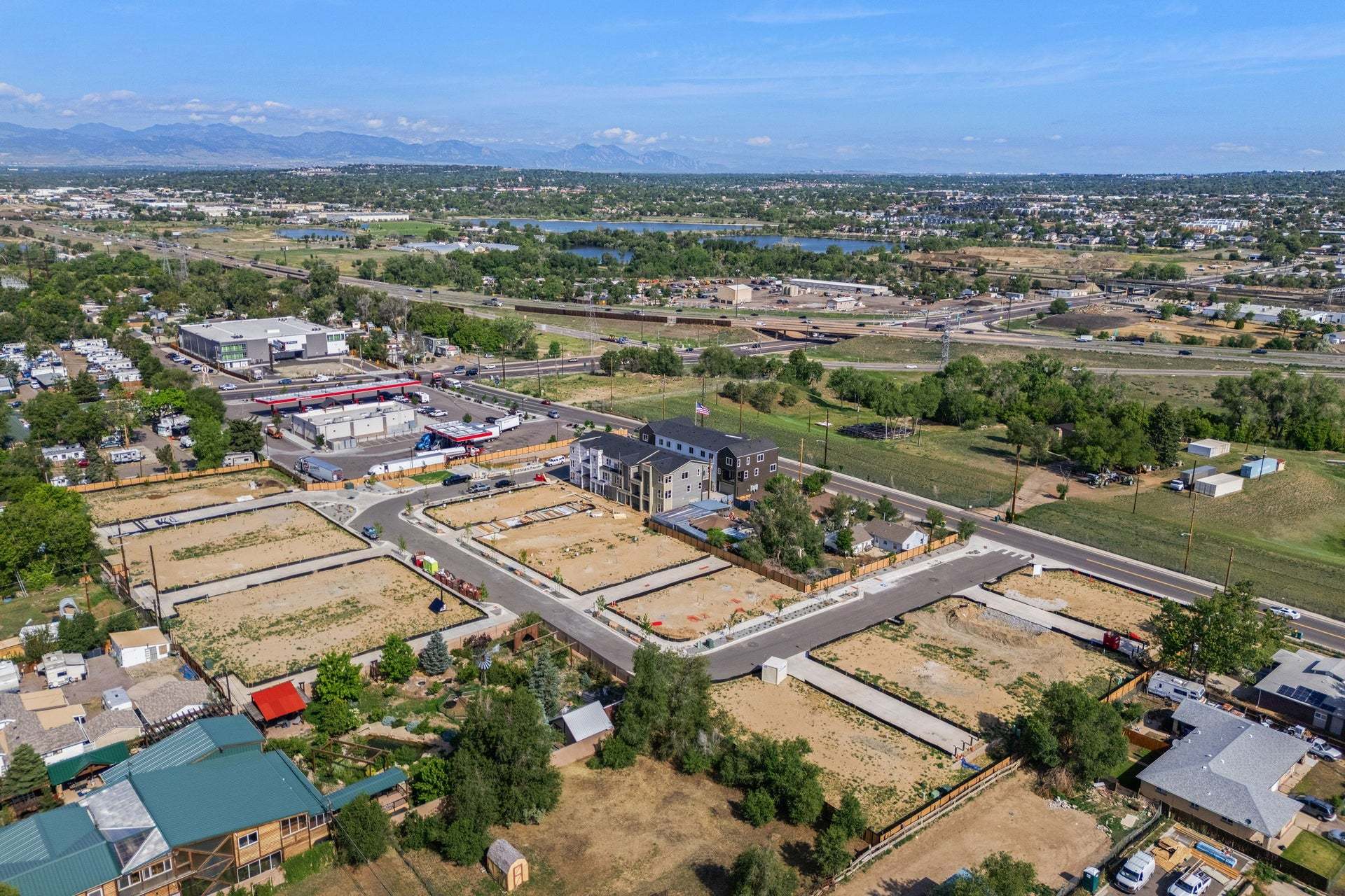Berkeley Villas by Trumark Homes in Denver, CO | Aerial View