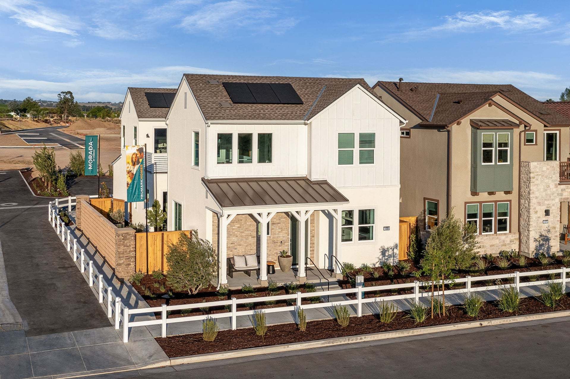 Morada | Plan 4 Model Exterior | Streetscene | Paso Robles, CA