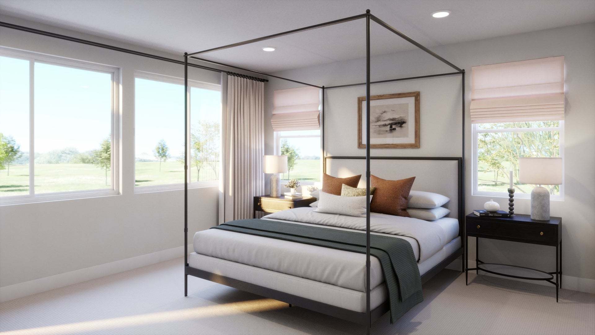Aria at Elaris | Plan 1 | Primary Bedroom | Interior Rendering