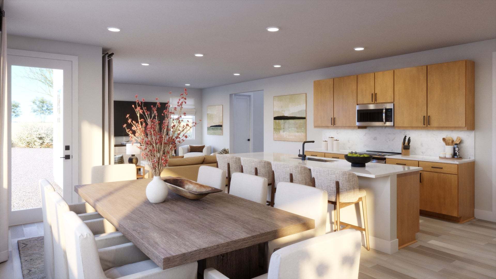 Aria at Elaris | Plan 1 | Dining Room | Interior Rendering