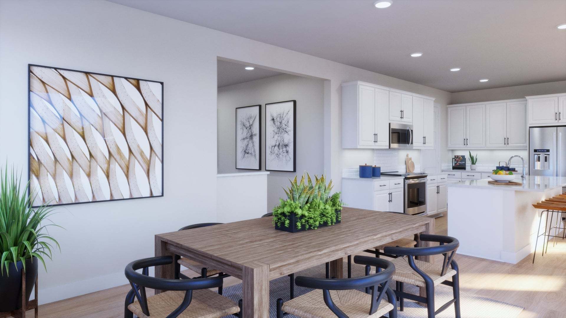 Aria at Elaris | Plan 2 | Dining Room | Interior Rendering