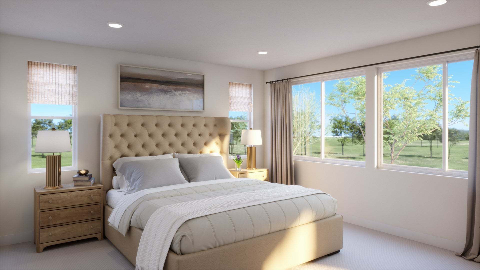 Aria at Elaris | Plan 3 | Primary Bedroom | Interior Rendering