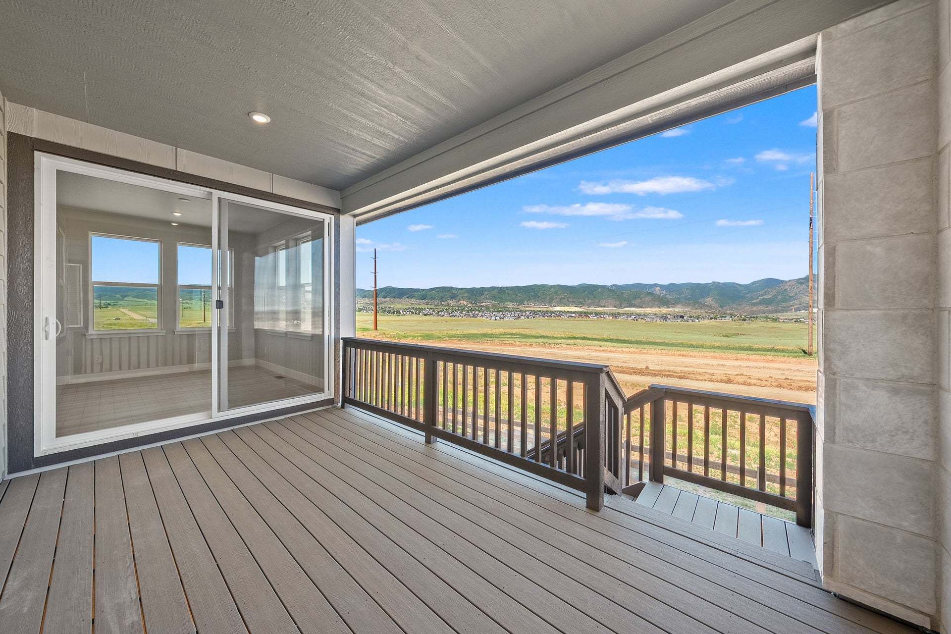 Rhapsody at Sterling Ranch by Trumark Homes | Plan 1A | Covered Patio