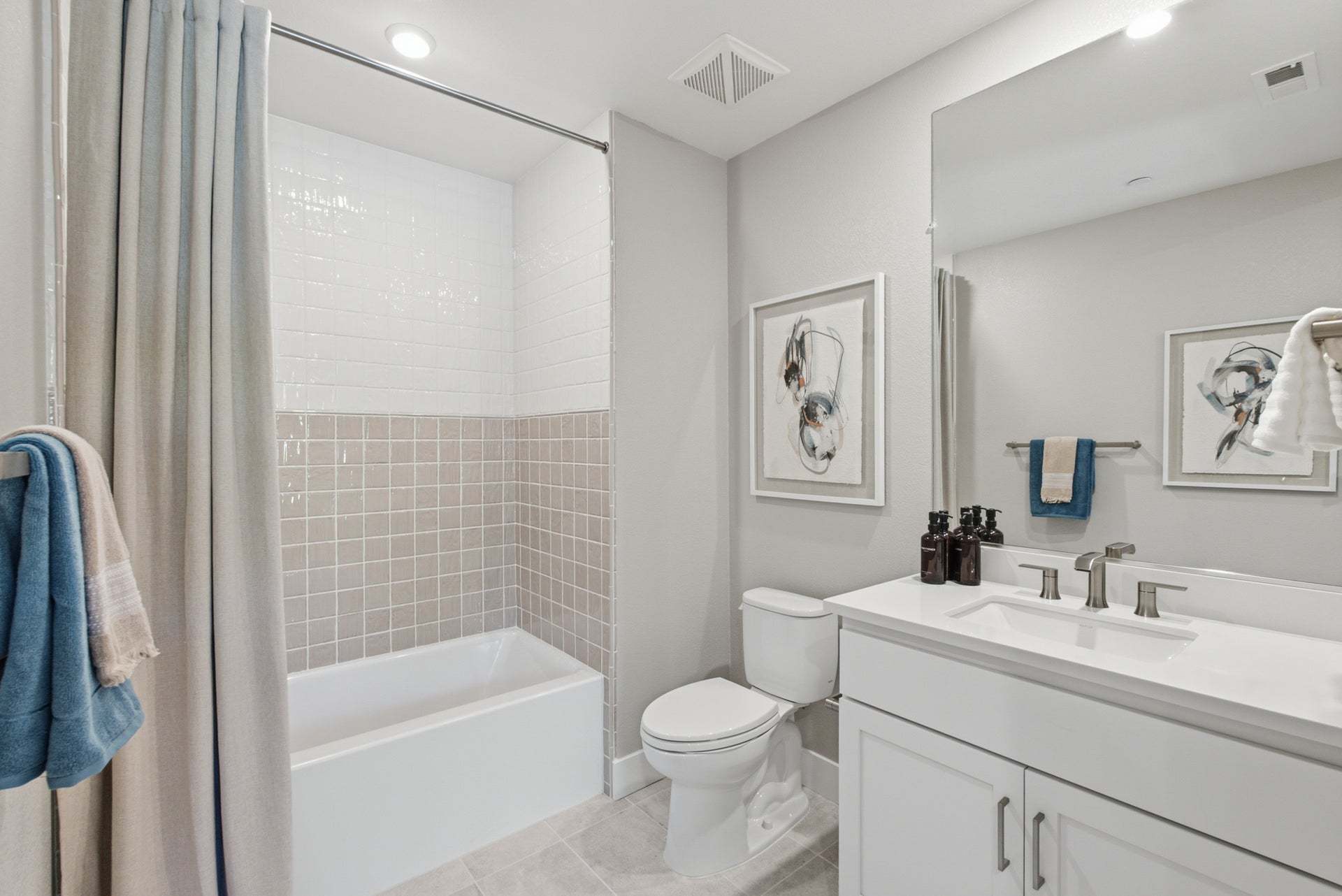 Deerwood Heights in San Ramon by Trumark Homes I Residence 3 Model I Downstairs Bathroom