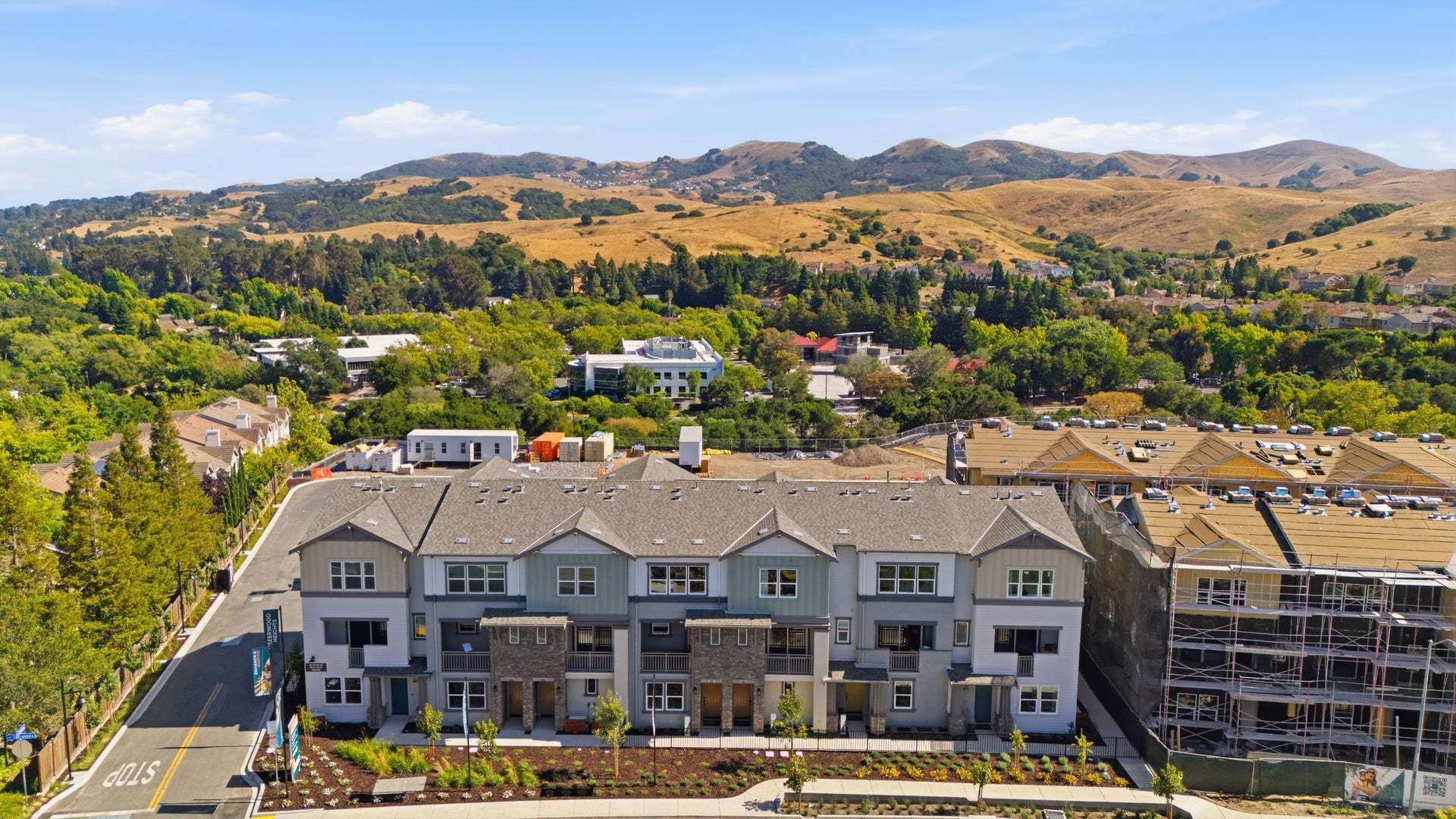 Deerwood Heights in San Ramon, CA by Trumark Homes I Aerial View of Site