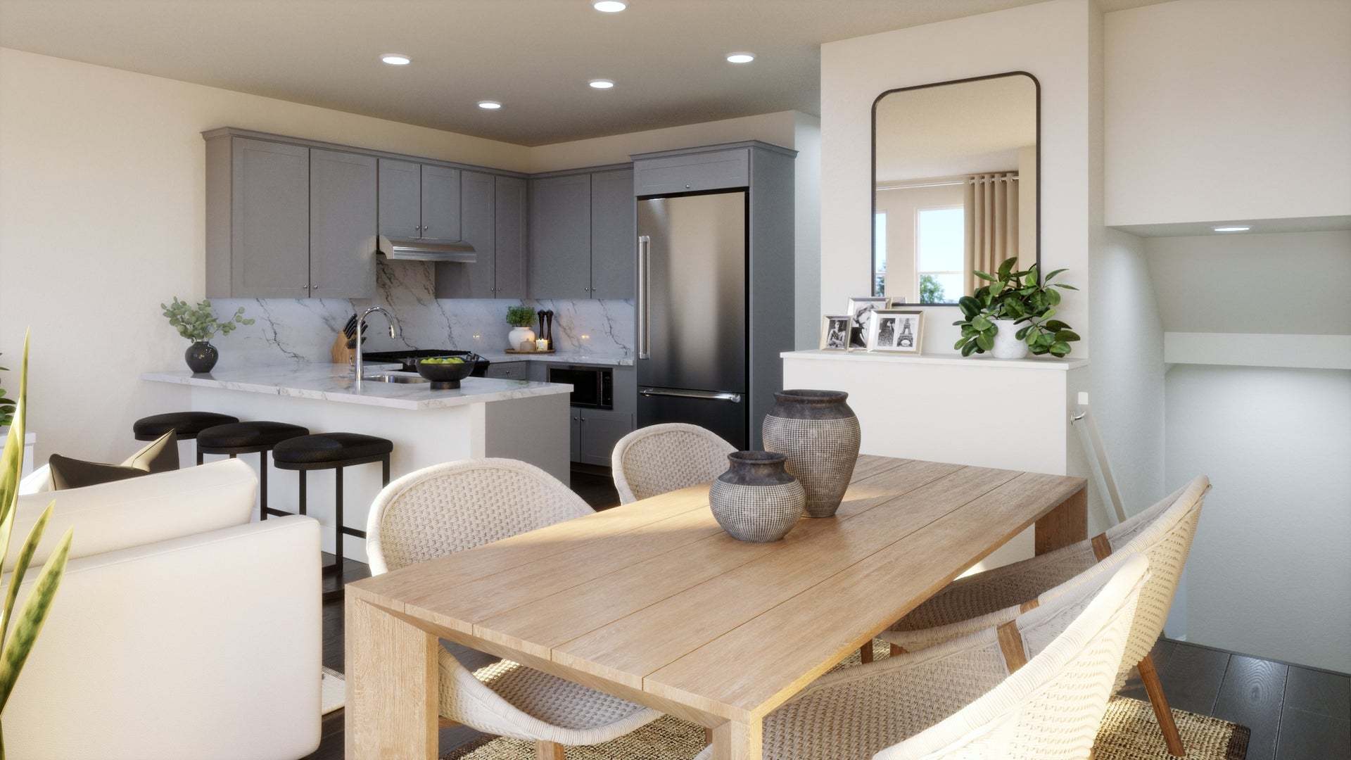 The Orchard in Danville by Trumark Homes I Residence 2 Rendering I Open Concept Living