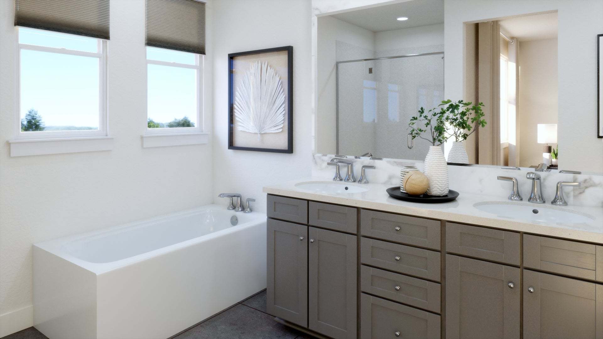 The Orchard in Danville by Trumark Homes I Residence 2 Rendering I Primary Bathroom