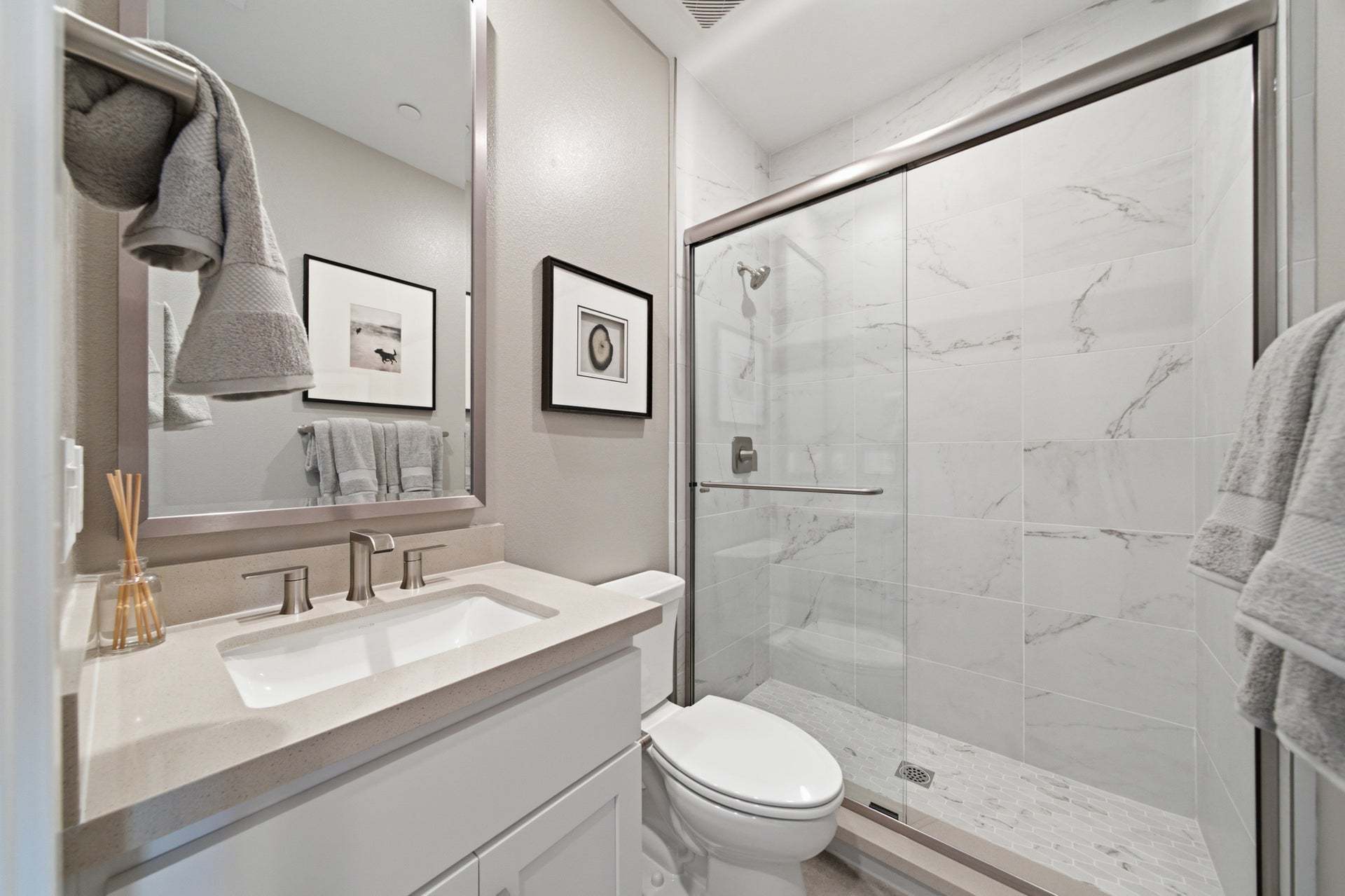 The Orchard in Danville by Trumark Homes I Residence 2 Model I Secondary Bathroom