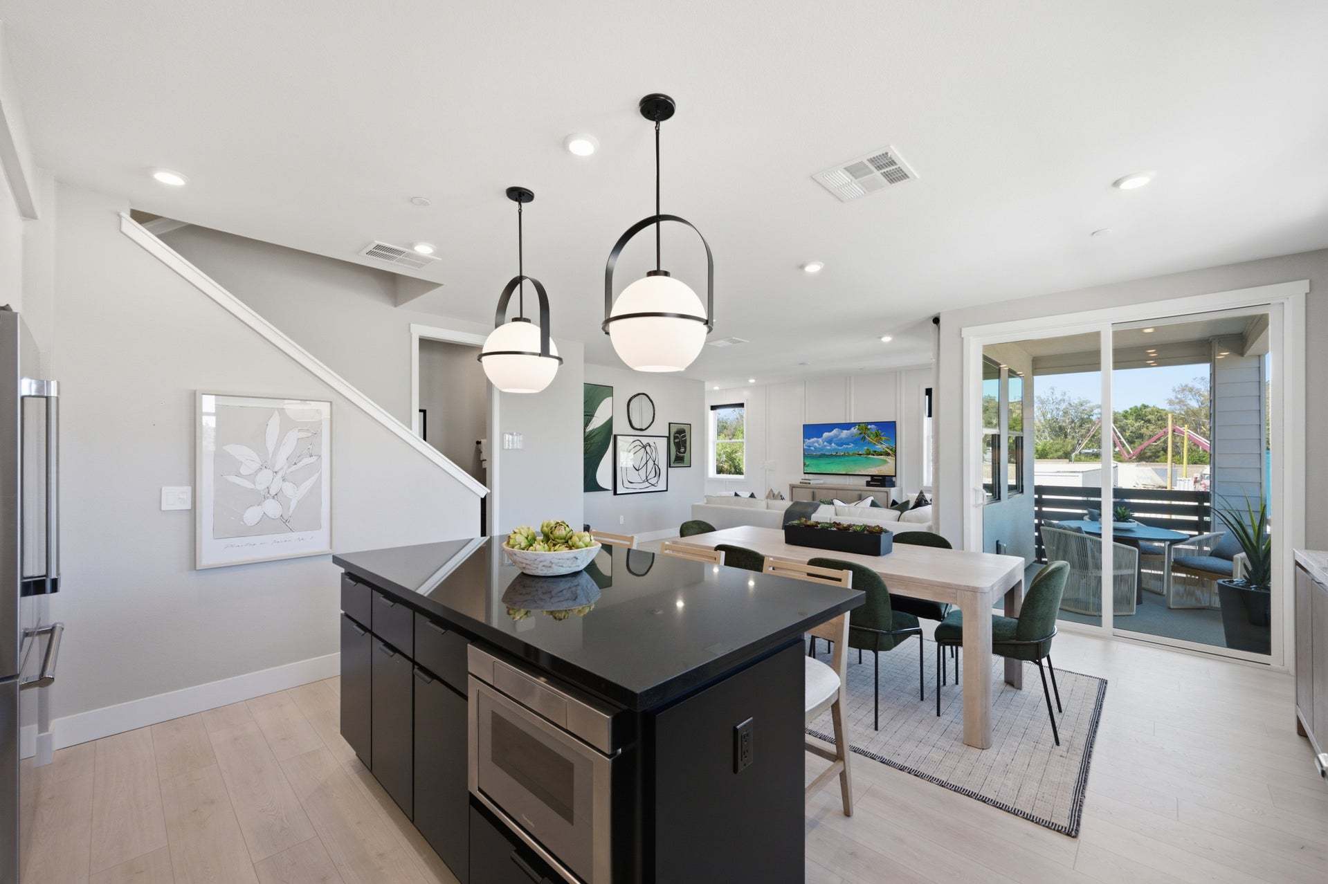 The Orchard in Danville by Trumark Homes I Residence 3 Model I Open Concept Living
