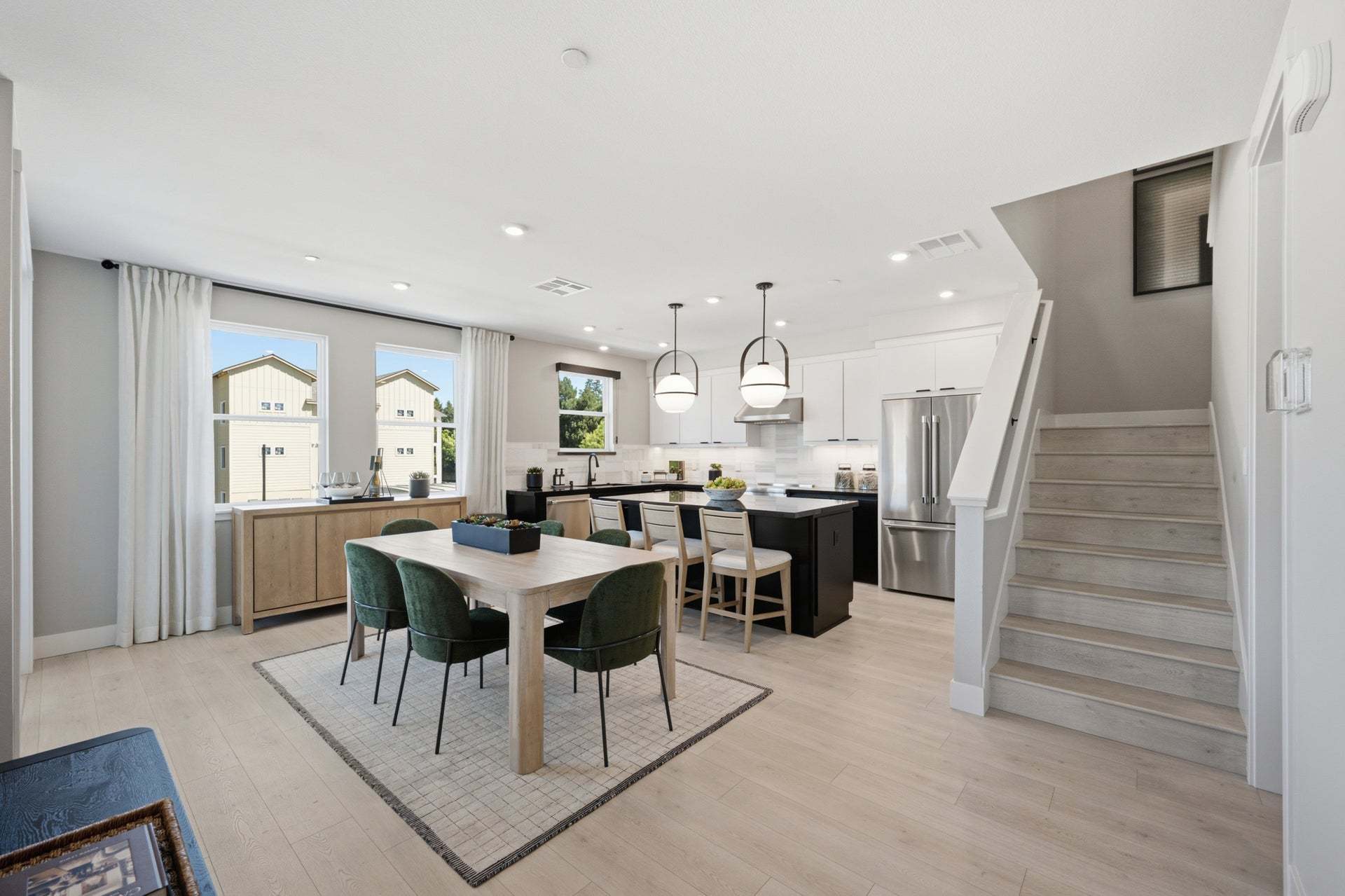 The Orchard in Danville by Trumark Homes I Residence 3 Model I Kitchen and Dining Room