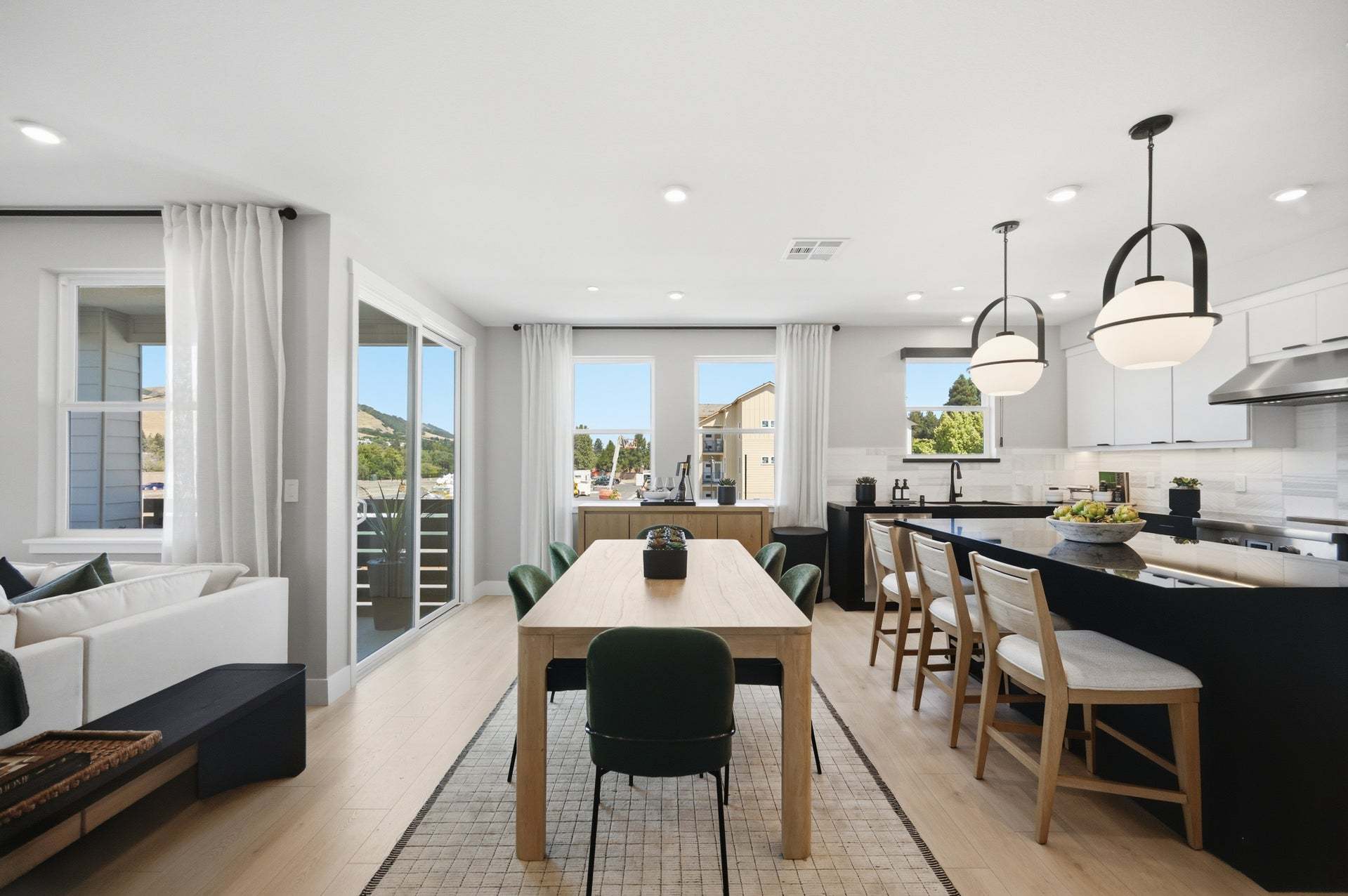 The Orchard in Danville by Trumark Homes I Residence 3 Model I Kitchen and Dining Room