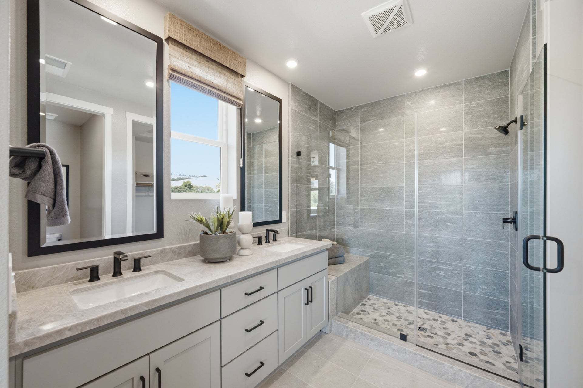 The Orchard in Danville by Trumark Homes I Residence 4 Model I Primary Bathroom