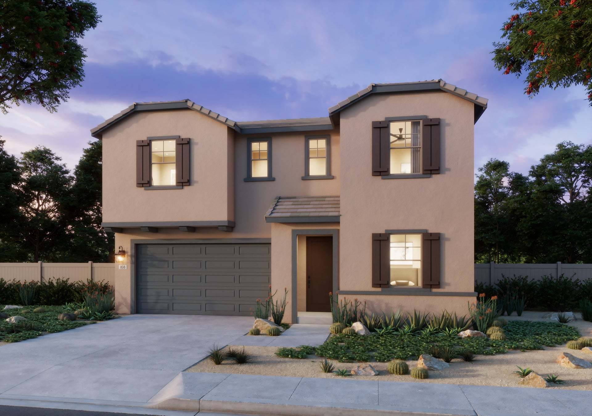 Lyra at Elaris | Plan 3 | French | Exterior Rendering