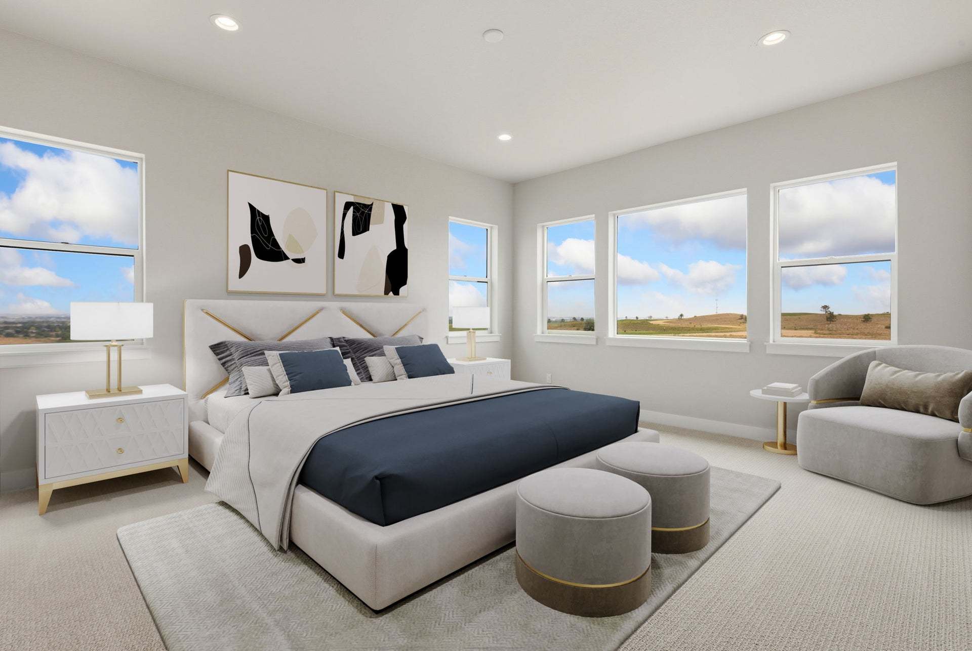 1613 Flourish Ct | The Fairways @ RainDance | Grand Suite Virtually Staged