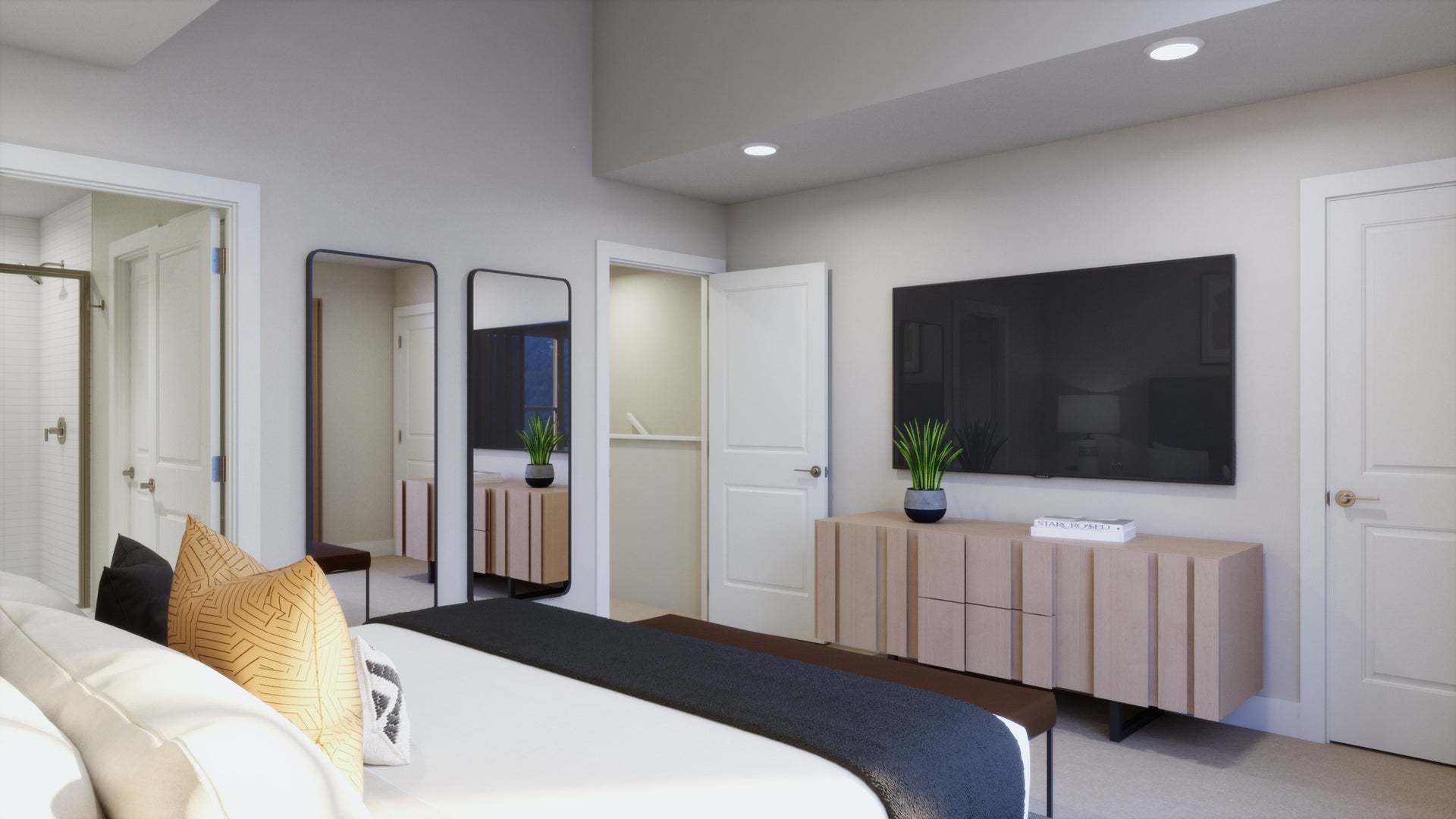Hillcrest Creek | Plan A | Virtual Interior | Primary Bedroom