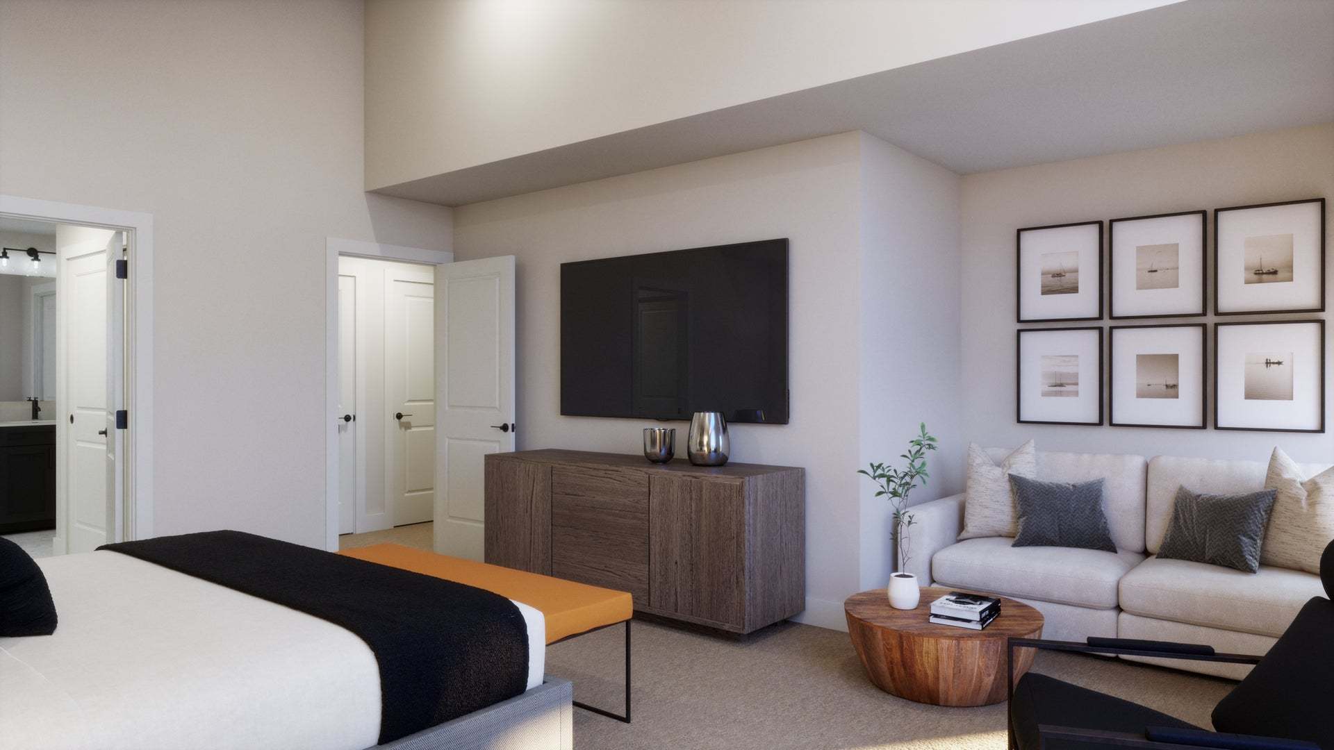 Hillcrest Creek | Plan B | Virtual Interior | Primary Bedroom