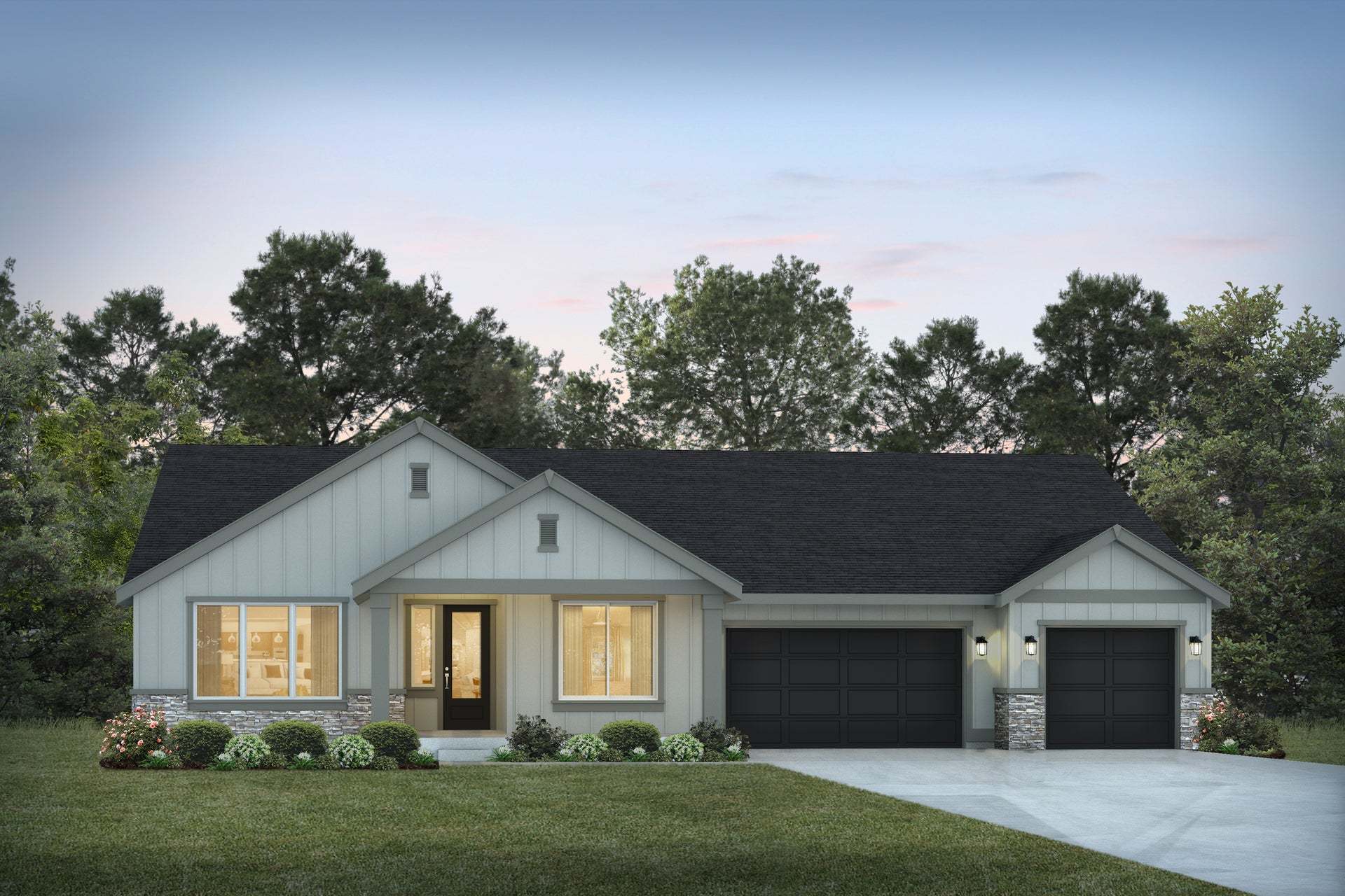 Glacier Pointe | Plan 3006 A | 3-Car Garage