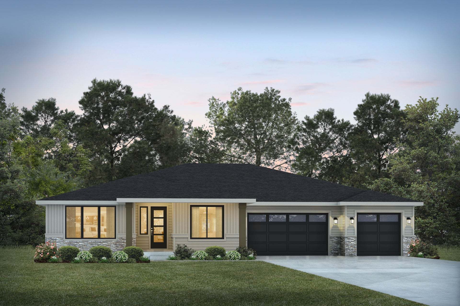 Glacier Pointe | Plan 3006 D | 3-Car Garage