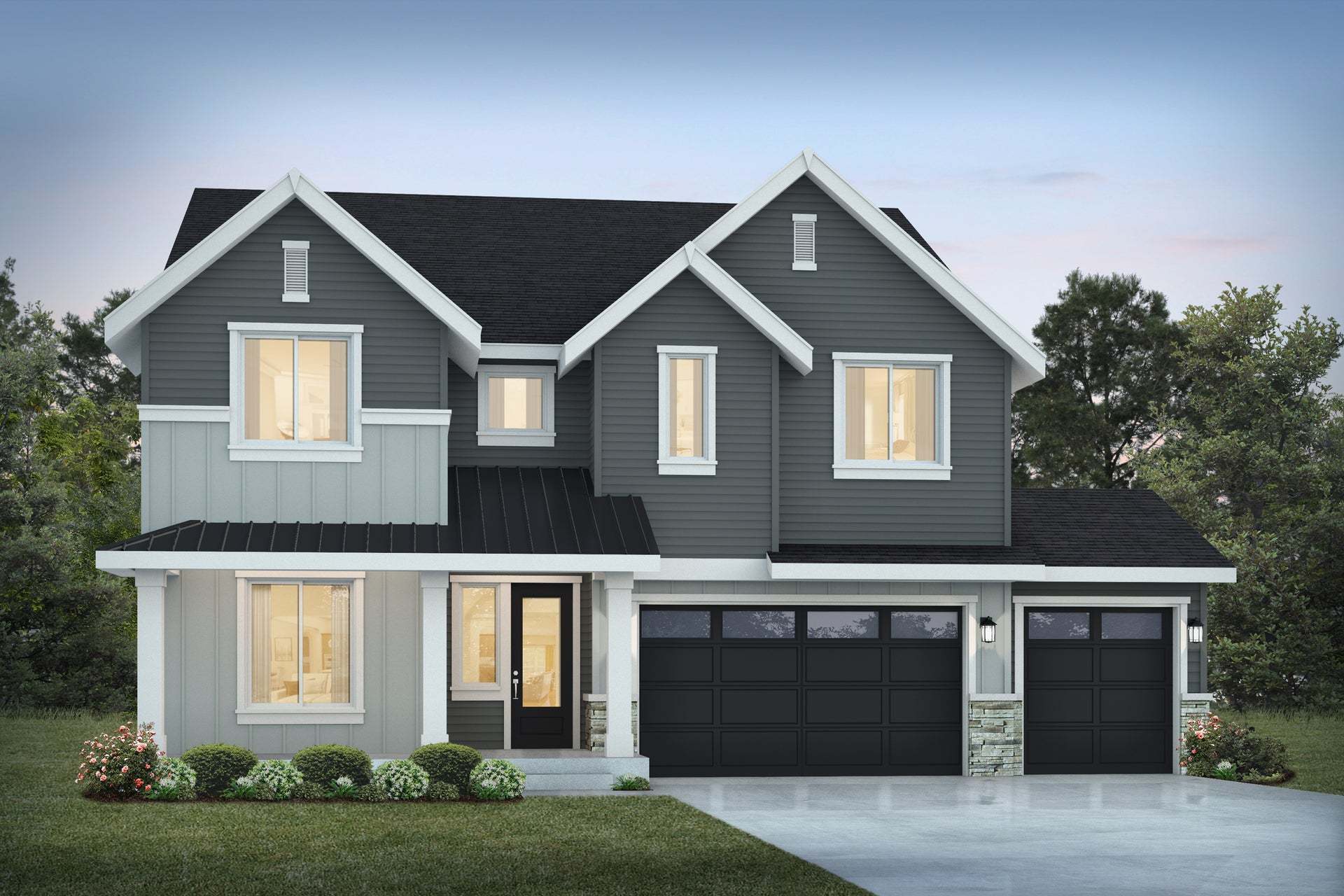 Glacier Pointe | Plan 3255 A | 3-Car Garage