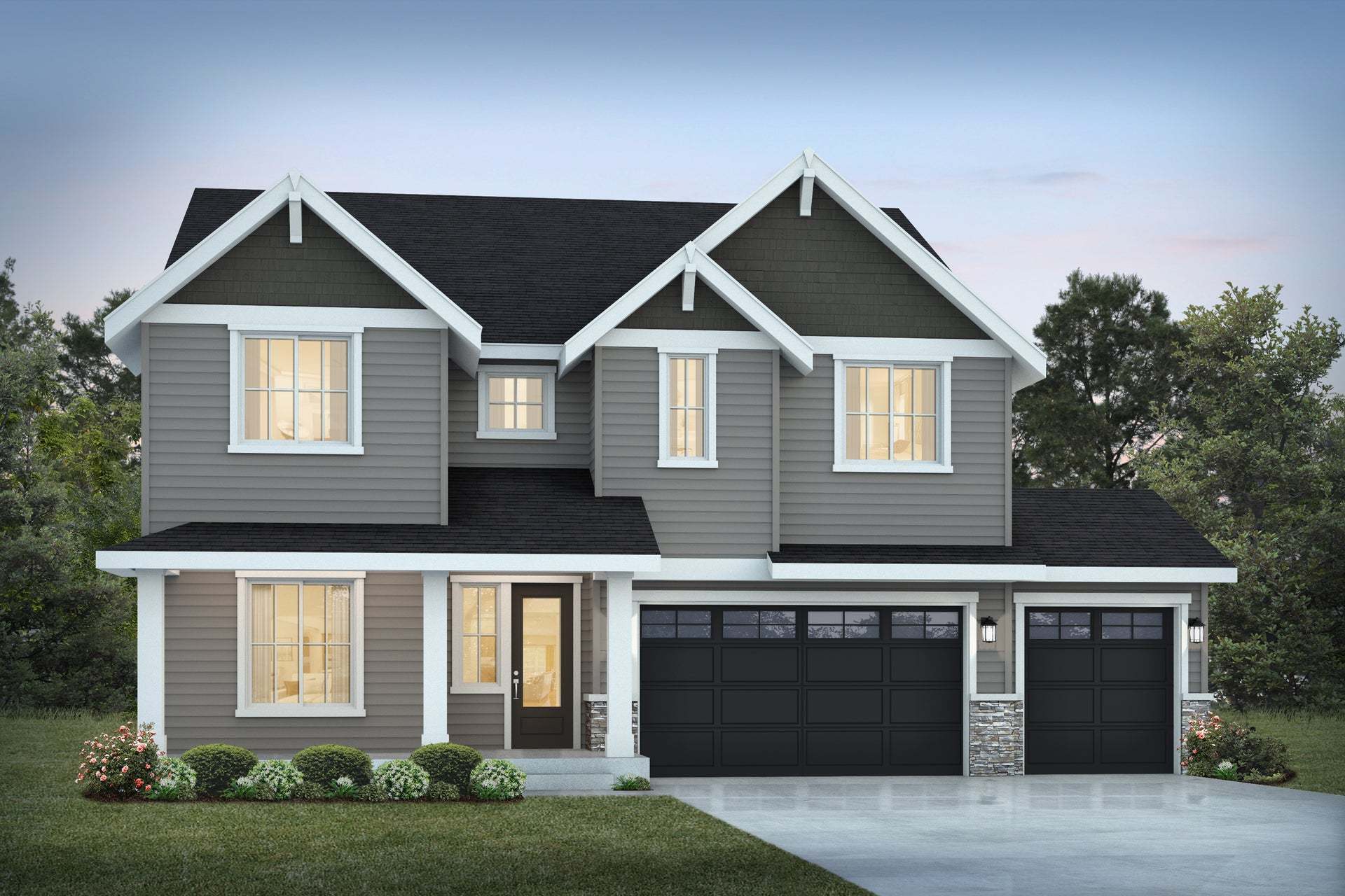 Glacier Pointe | Plan 3255 C | 3-Car Garage