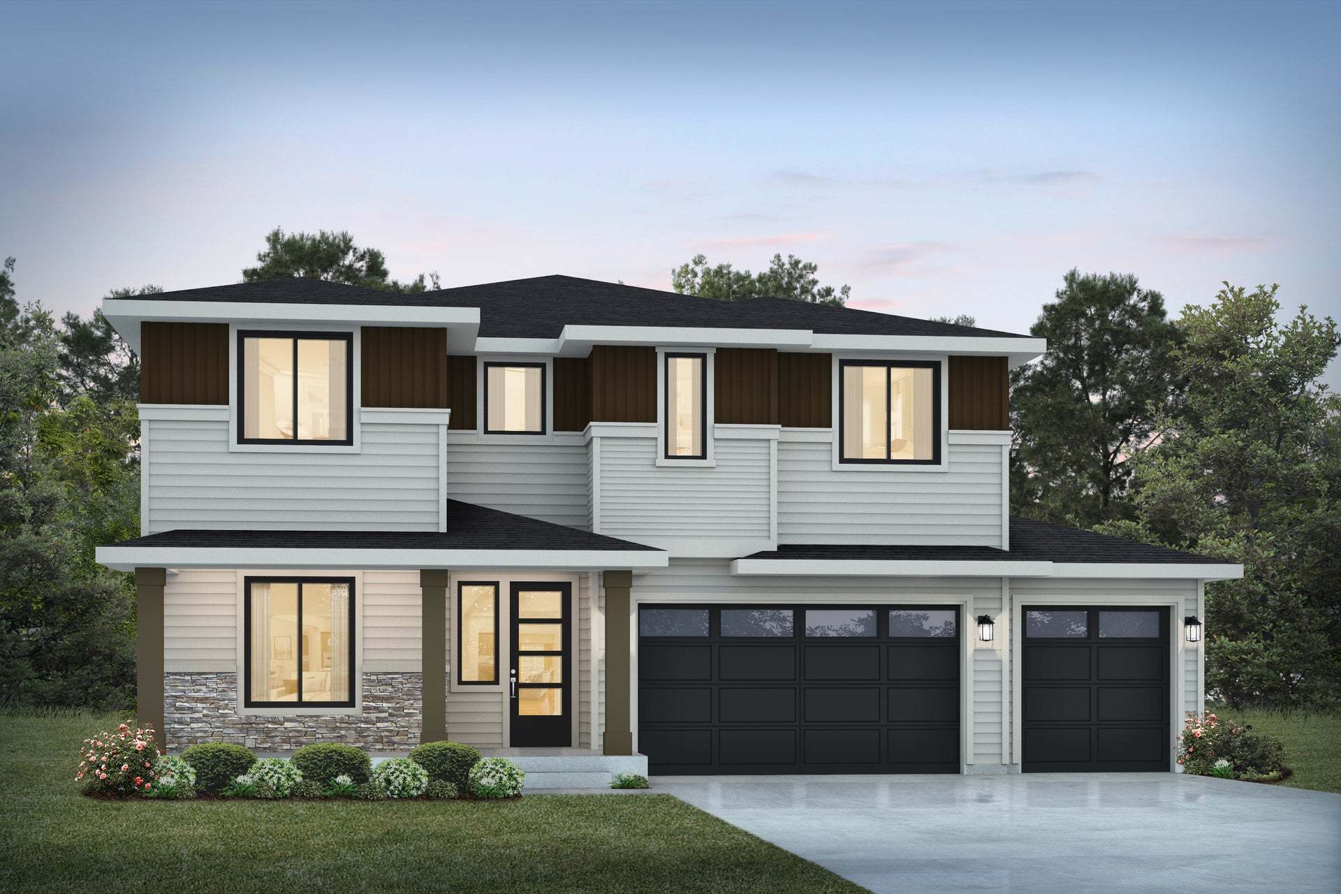 Glacier Pointe | Plan 3255 D | 3-Car Garage