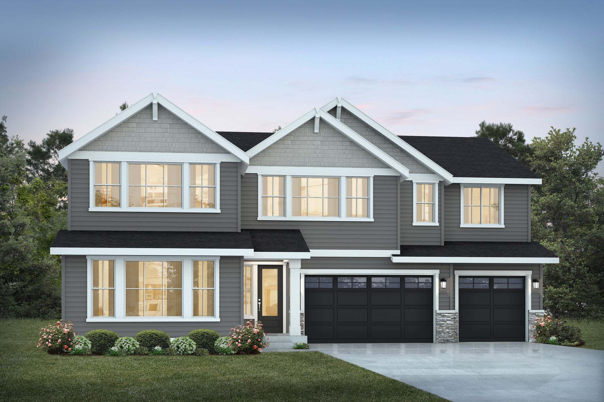 Glacier Pointe | Plan 3618 C | 3-Car Garage
