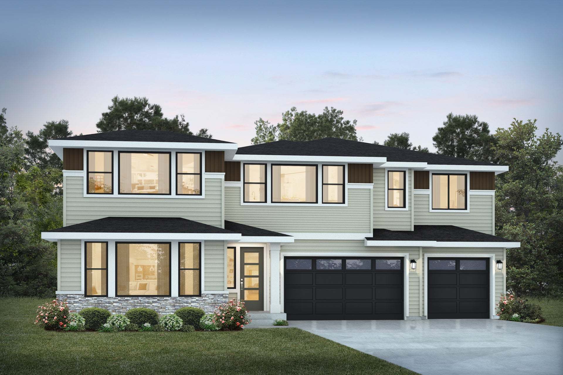 Glacier Pointe | Plan 3618 D | 3-Car Garage