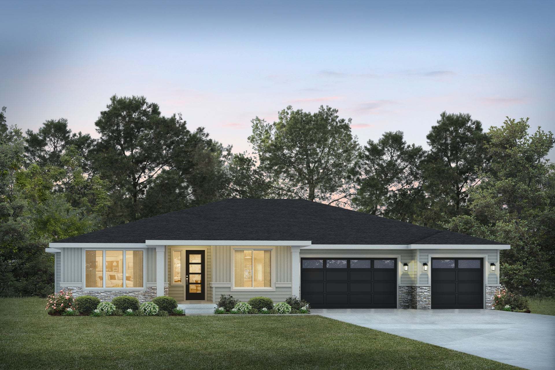 Glacier Pointe | Plan 4421 D | 3-Car Garage