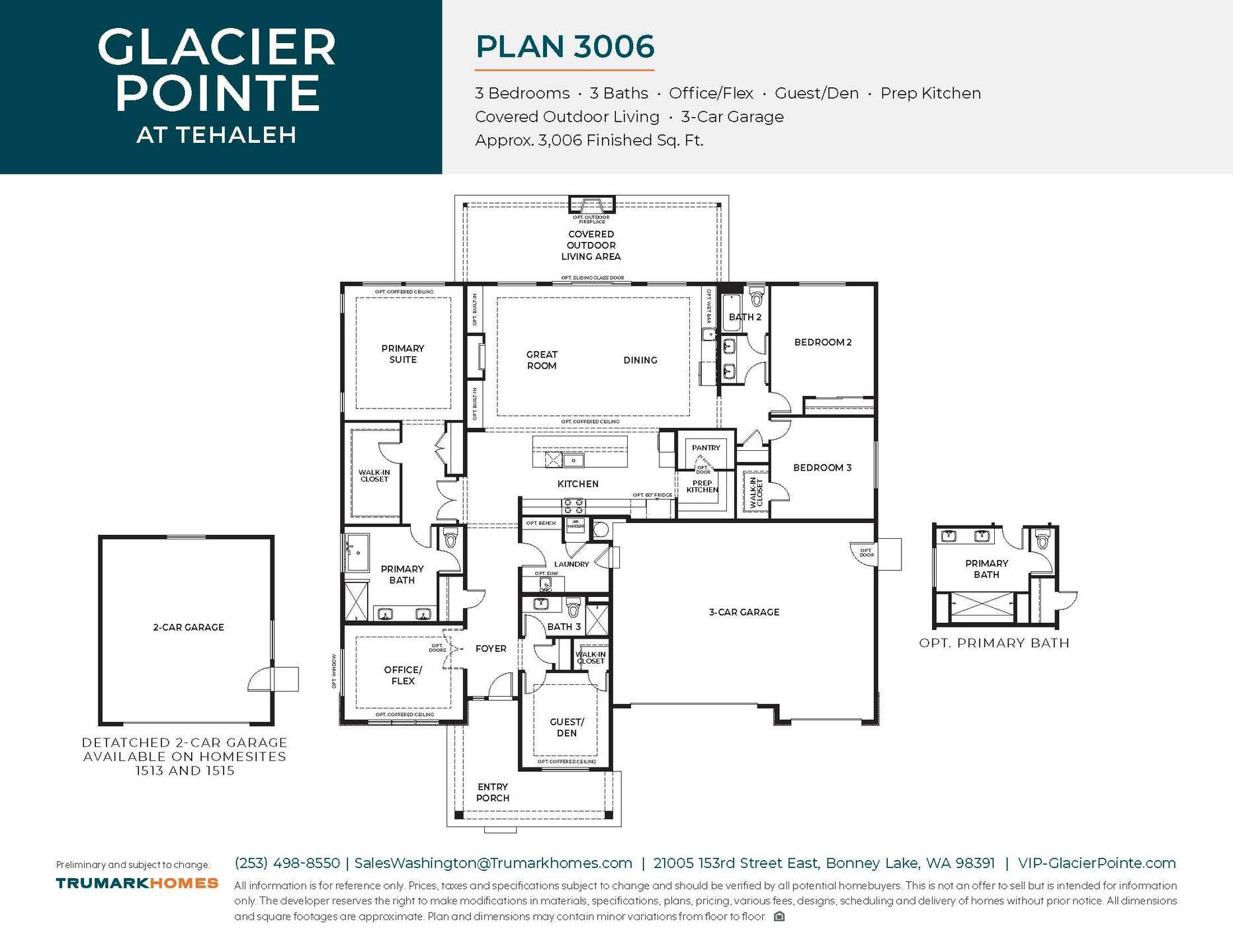 Glacier Pointe | Plan 3006 | Floor Plan