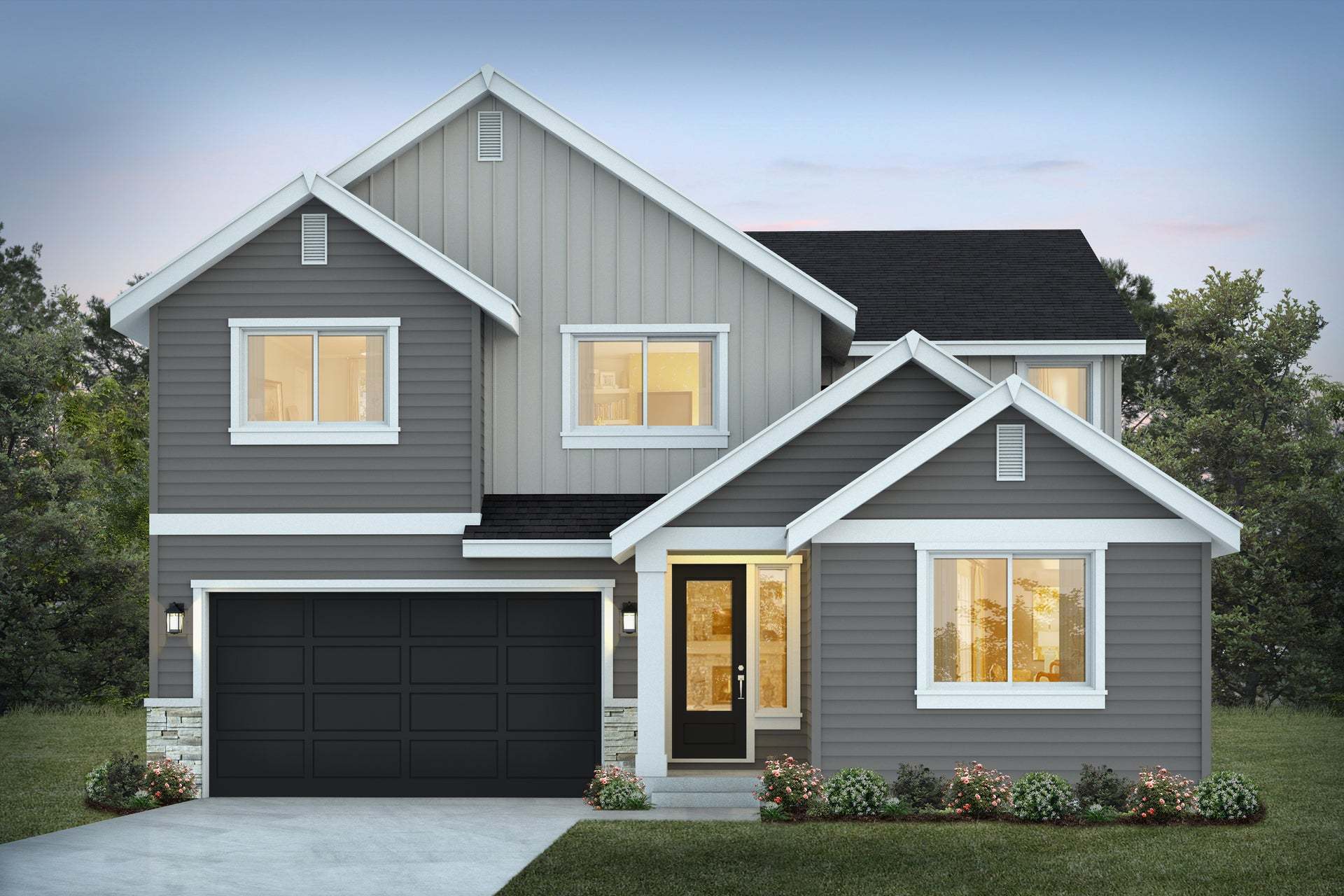 Three Cedars I Plan 2975 A | 3-Car Tandem Garage