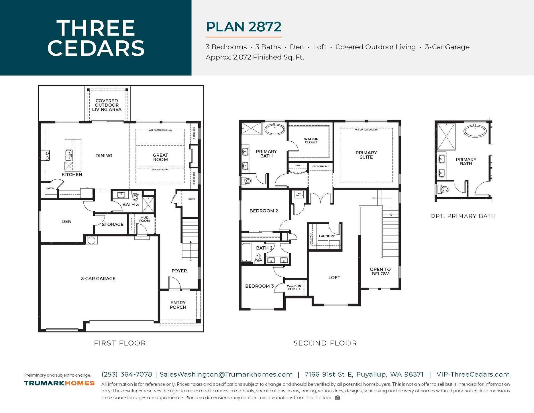 Three Cedars | Plan 2872 | Floor Plan