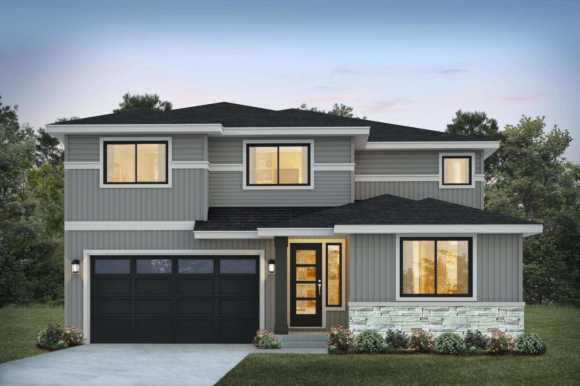 Trails End at Brookdale | Plan 2975 D | 3-Car Tandem Garage