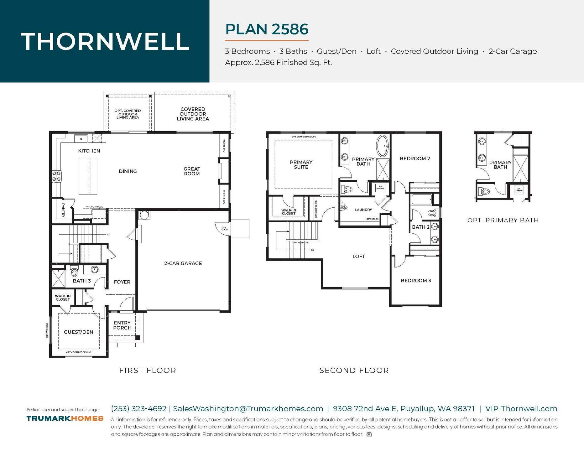 Thornwell | Plan 2586 | Floor Plan