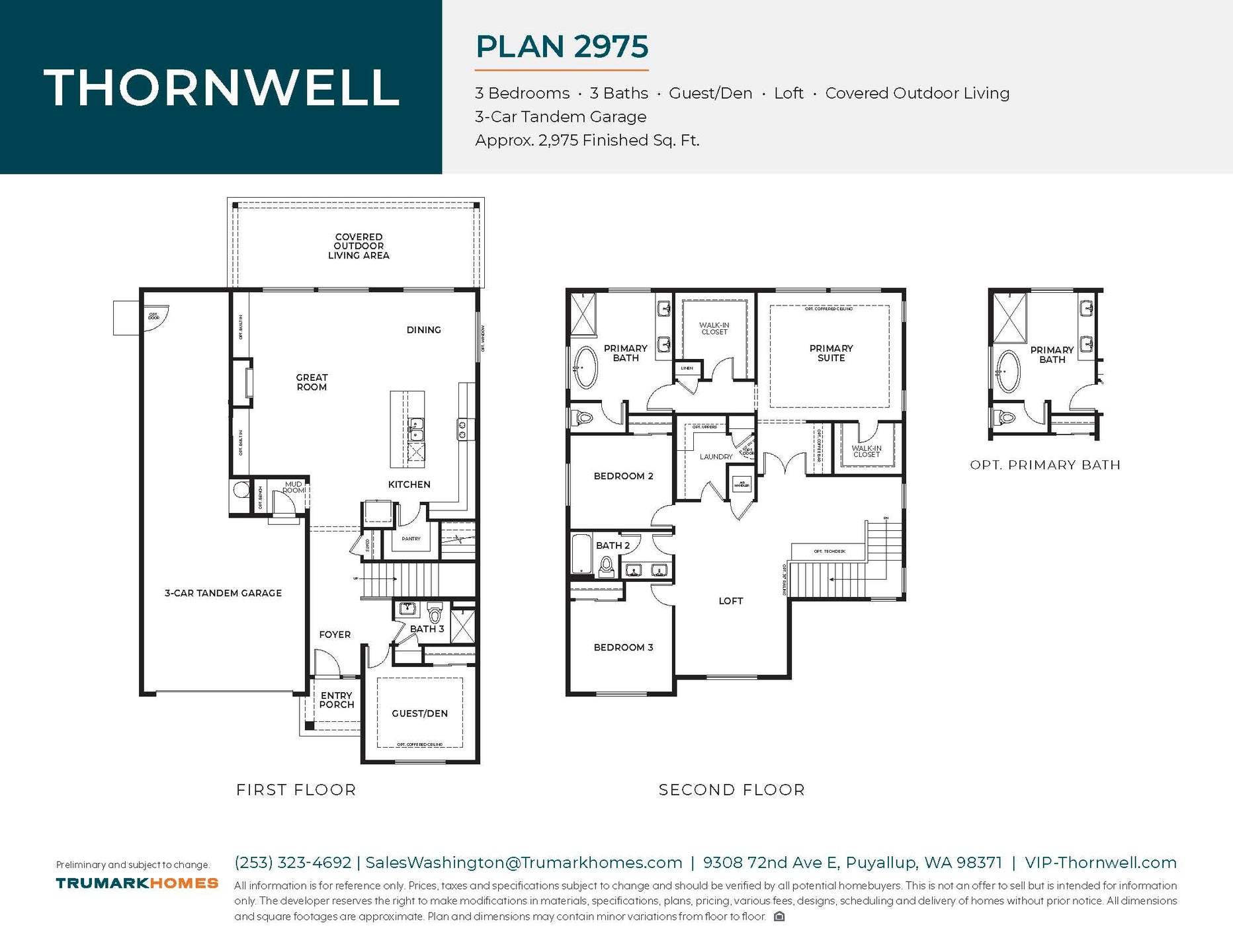 Thornwell | Plan 2975 | Floor Plan