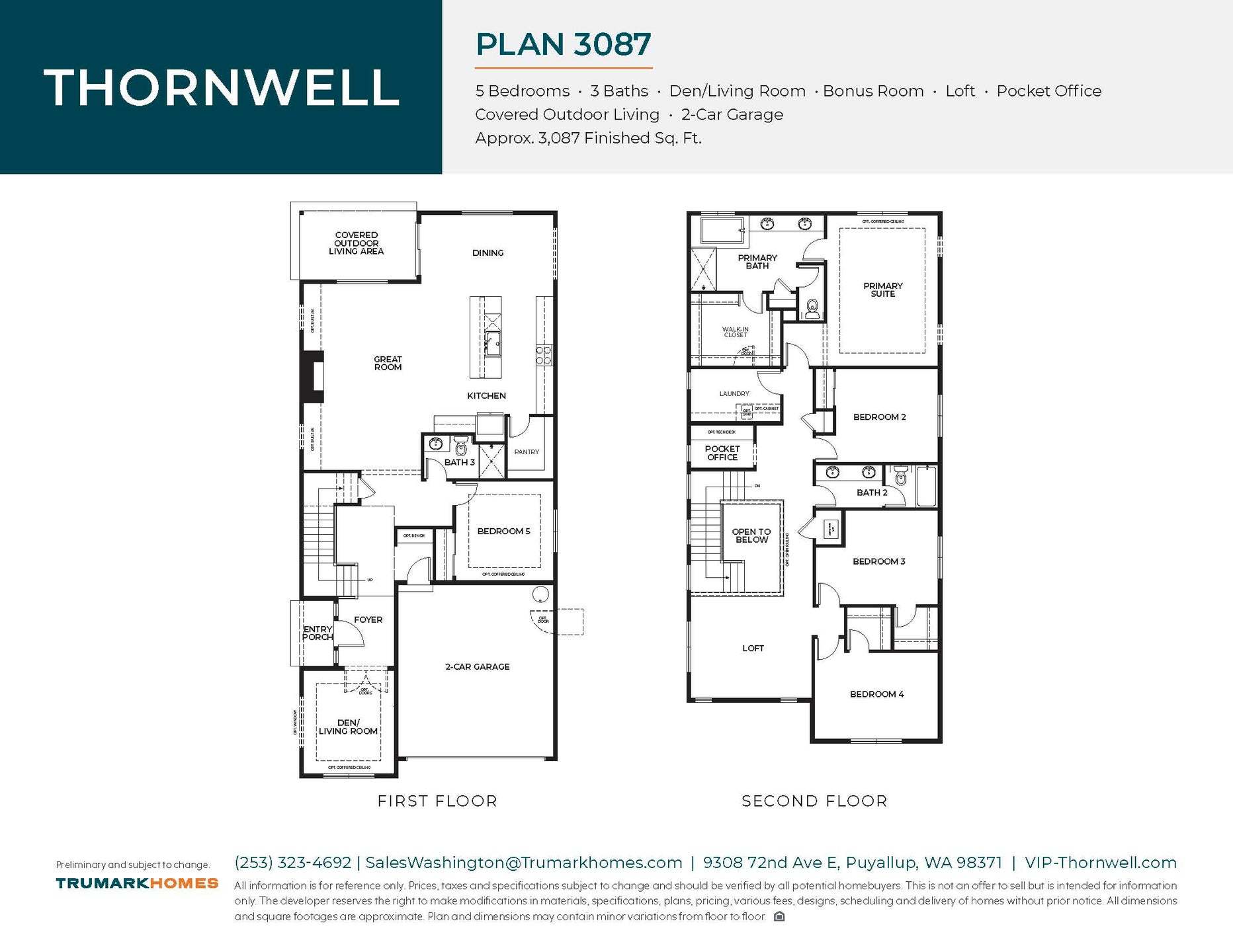 Thornwell | Plan 3087 | Floor Plan