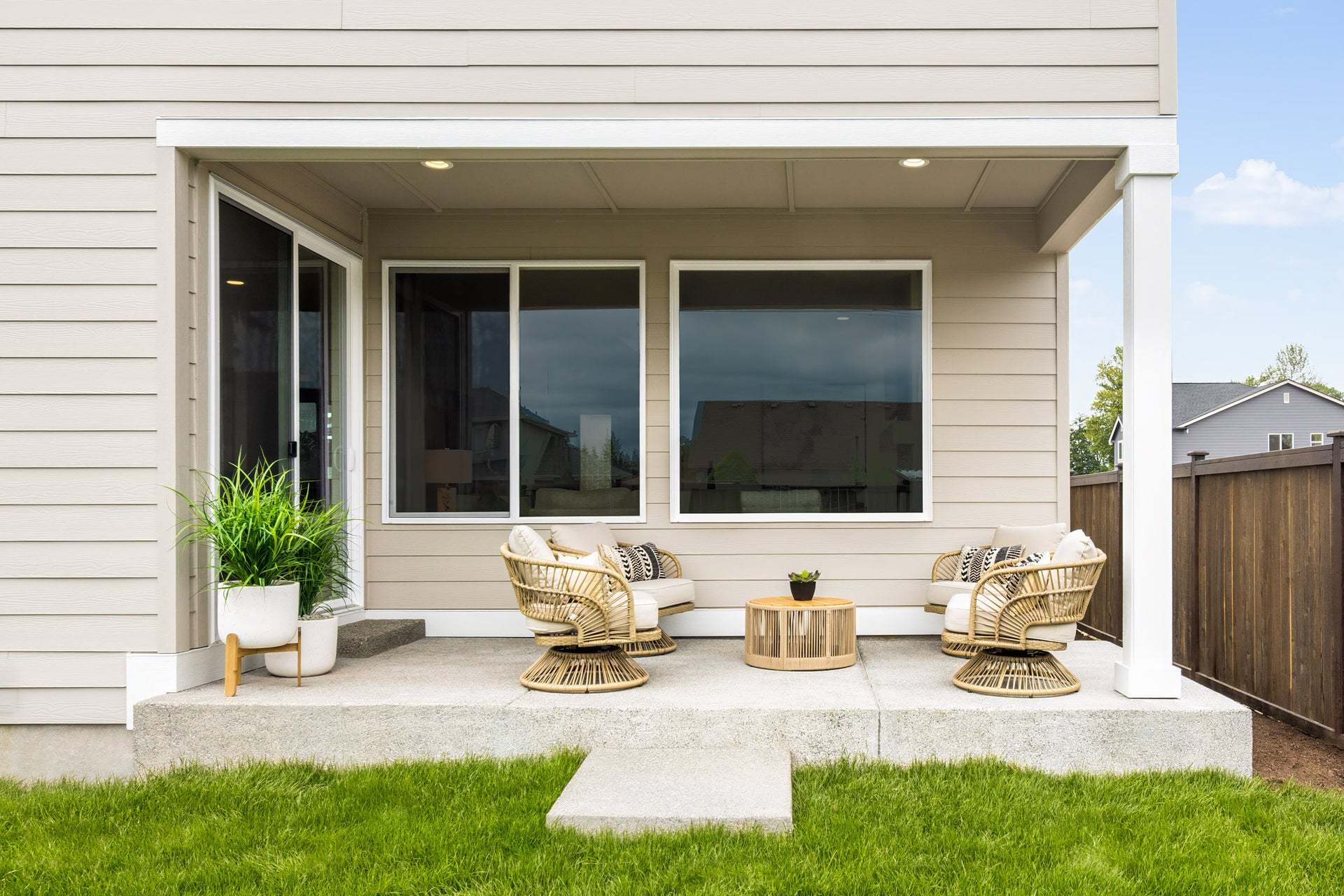 Trails End at Brookdale | Plan 3032 | Outdoor Covered Patio