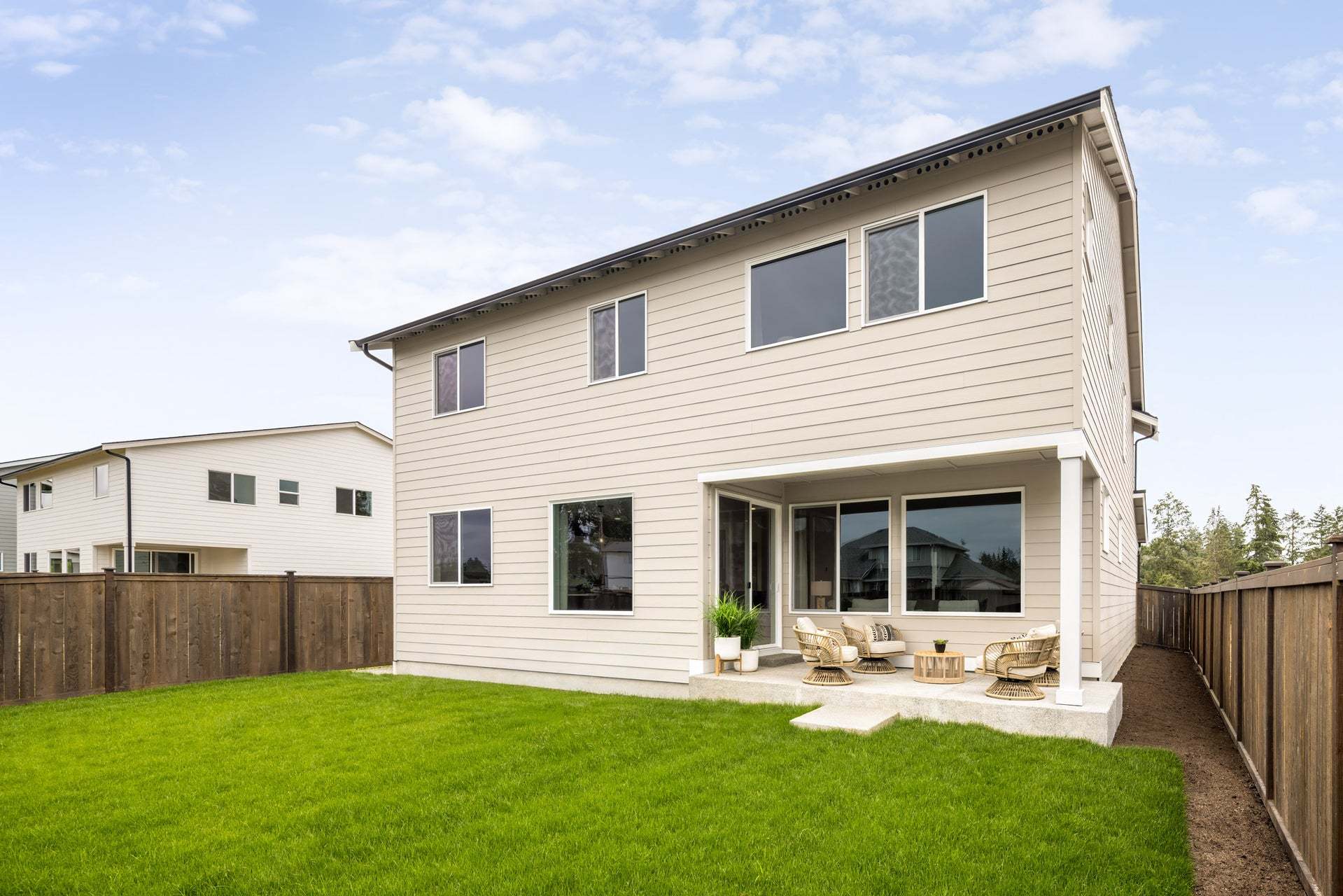 Trails End at Brookdale | Plan 3032 | Backyard