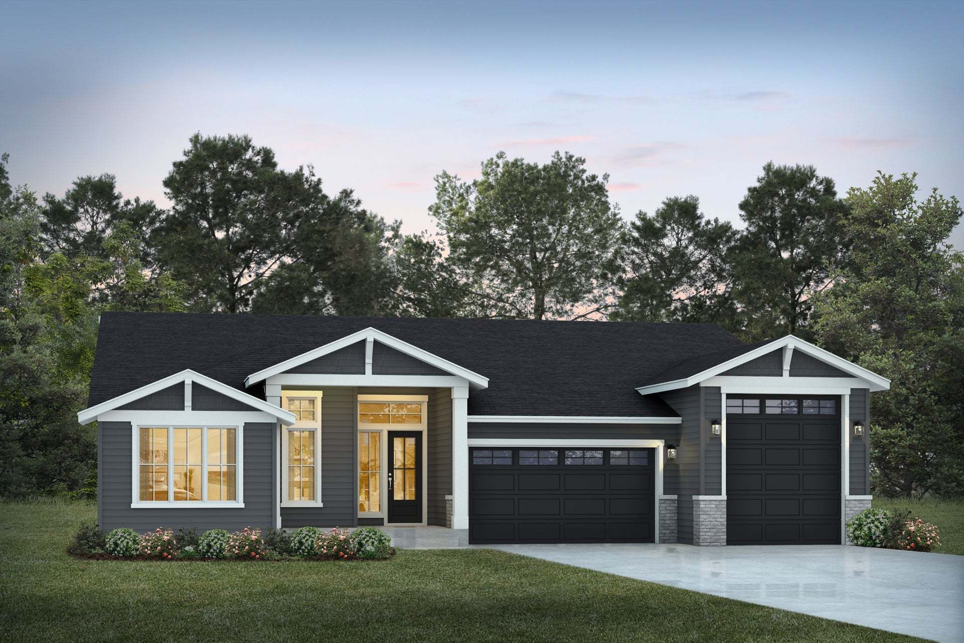 Glacier Pointe | Plan 2850 C | 2-Car Garage + RV